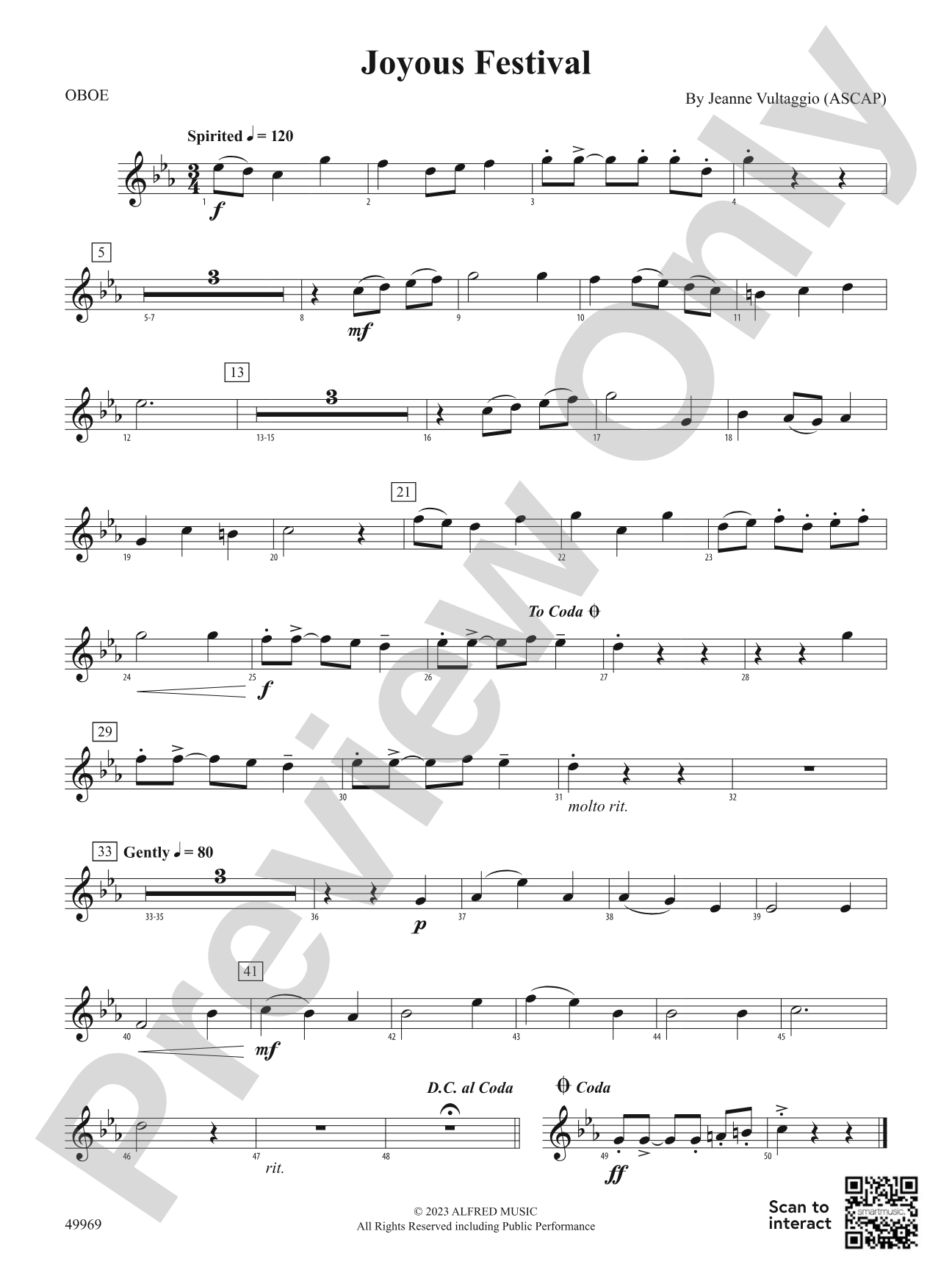 Joyous Festival: Oboe