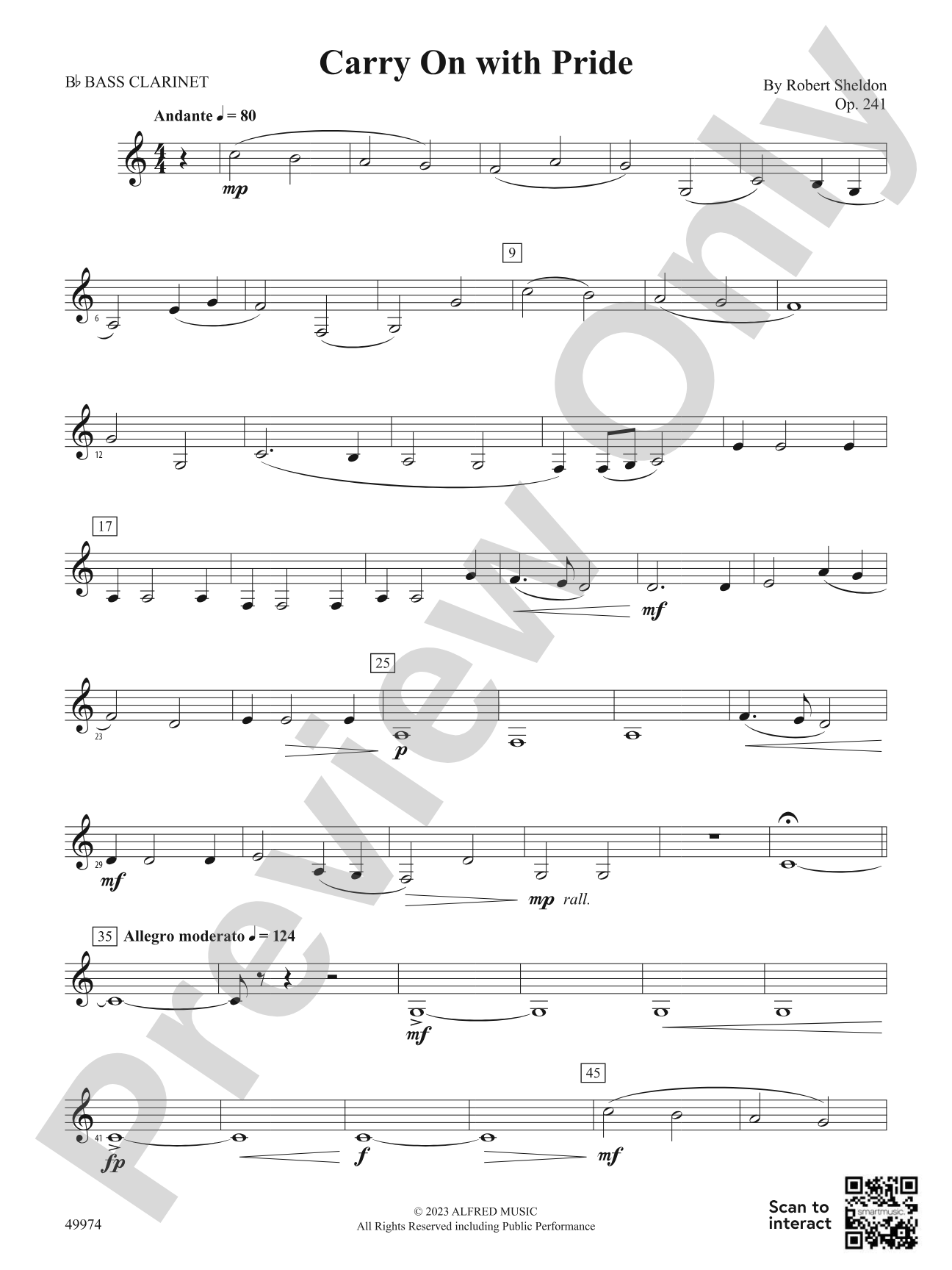 Carry On with Pride: B-flat Bass Clarinet