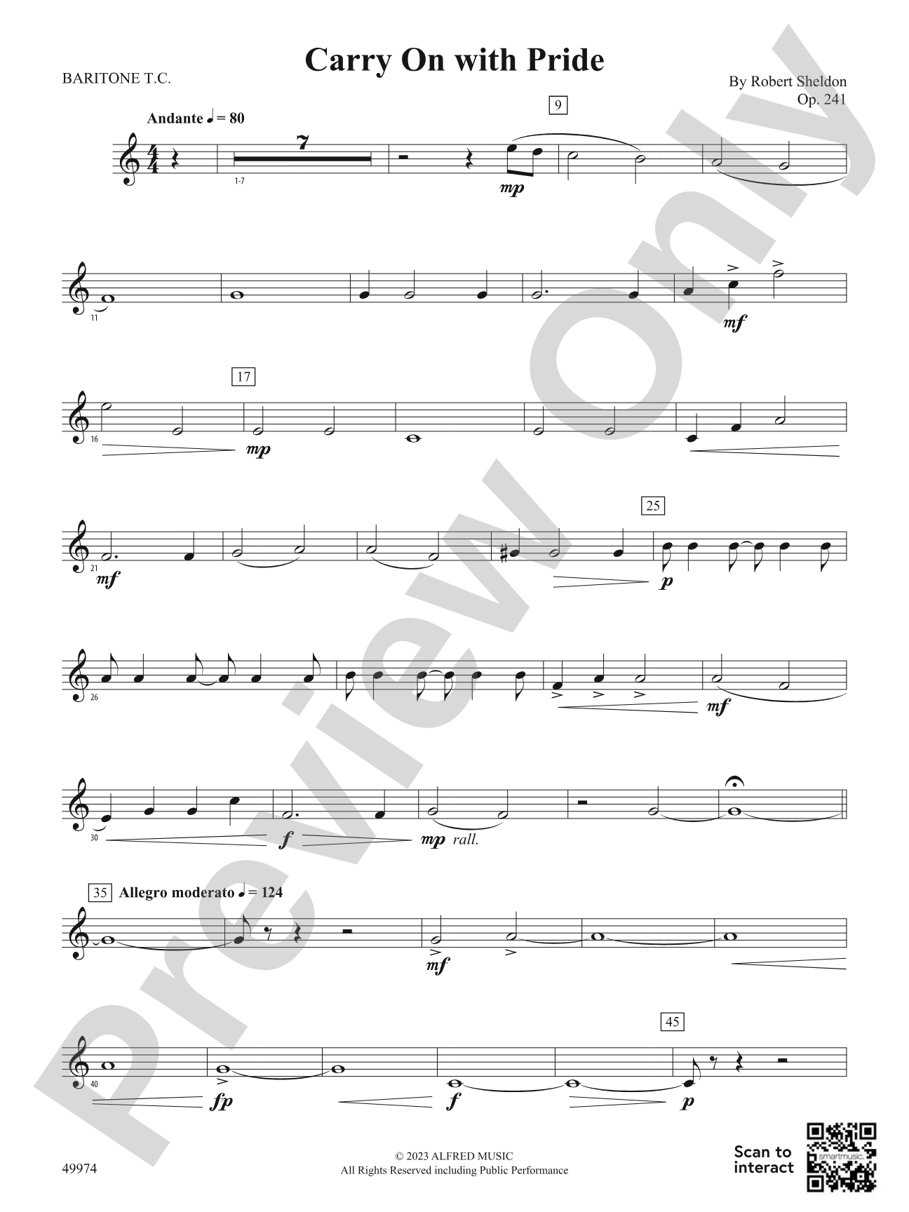 Carry On with Pride: Baritone T.C.
