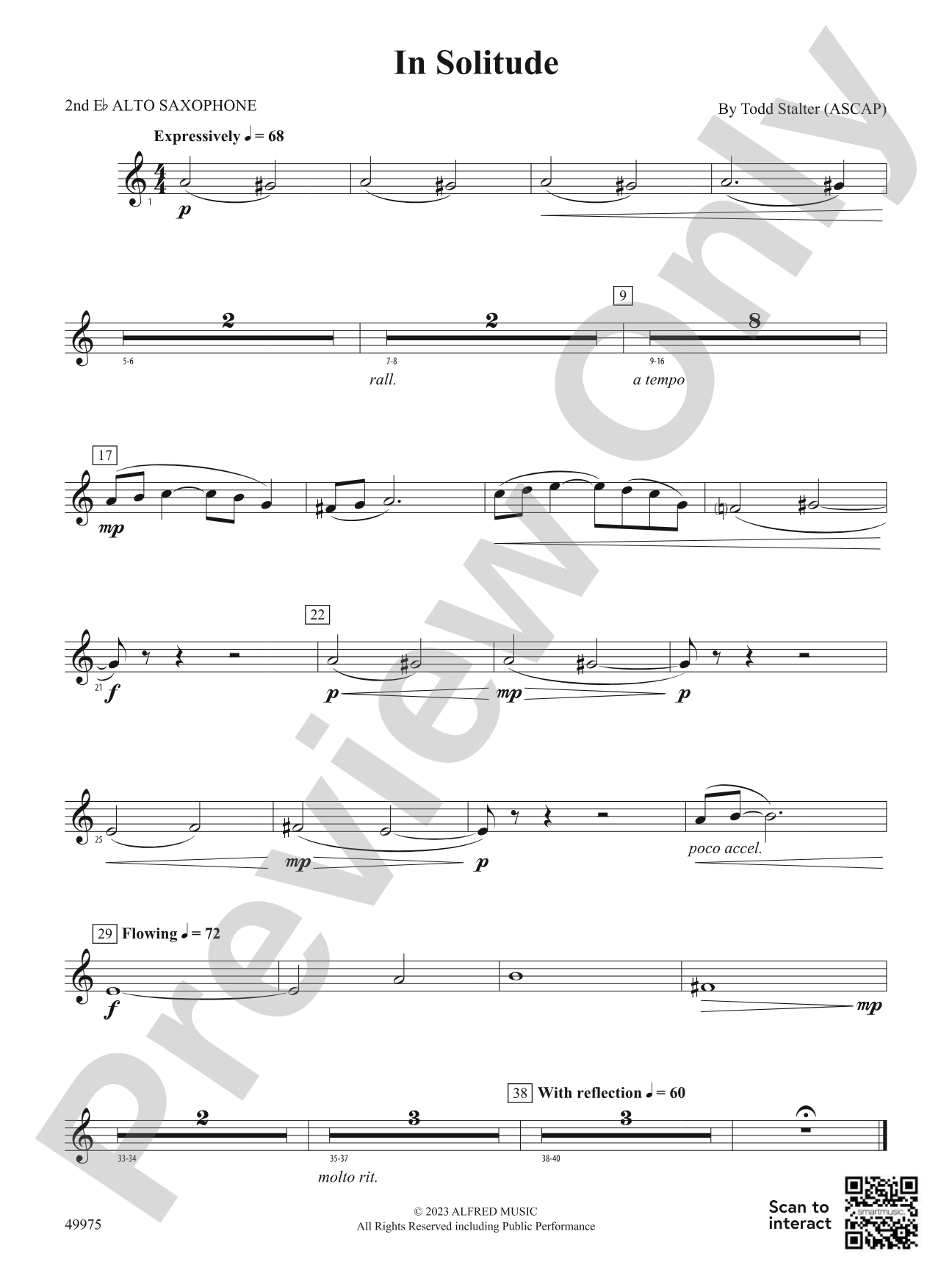In Solitude: 2nd E-flat Alto Saxophone