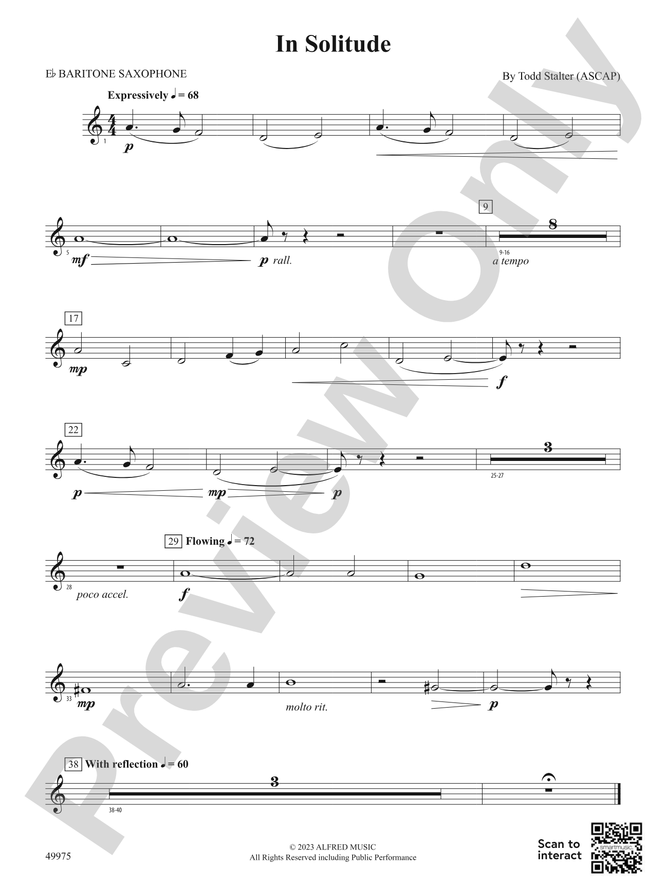 In Solitude: E-flat Baritone Saxophone