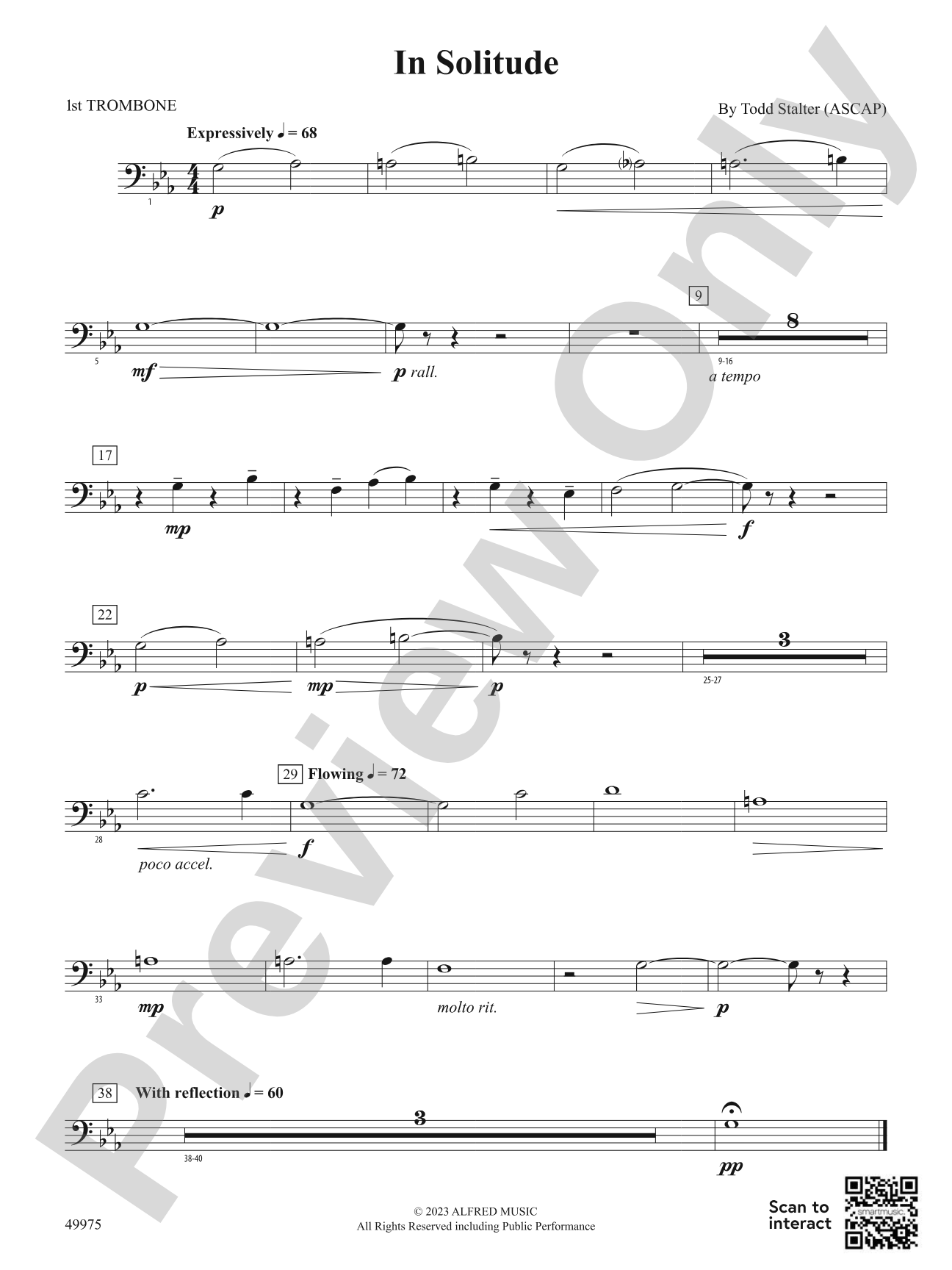In Solitude: 1st Trombone