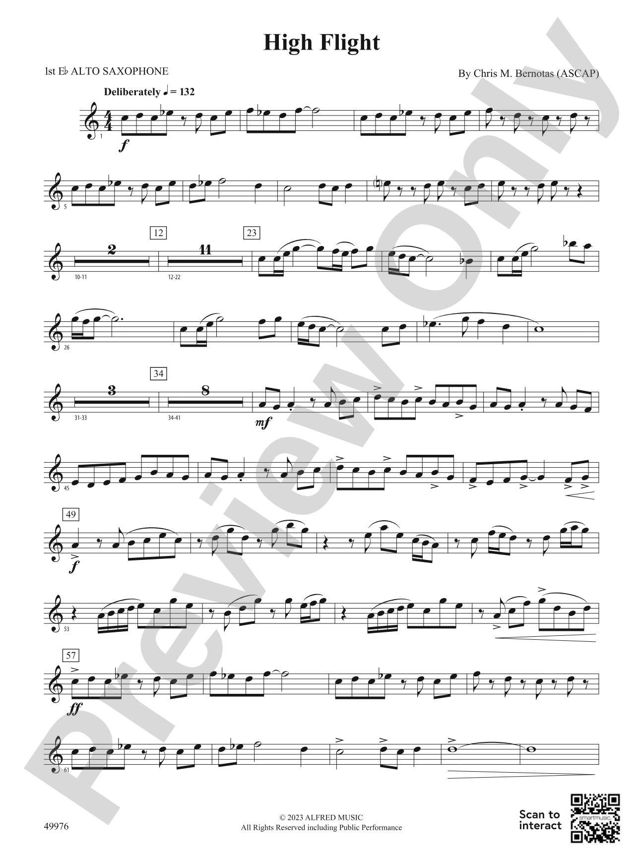 High Flight: E-flat Alto Saxophone