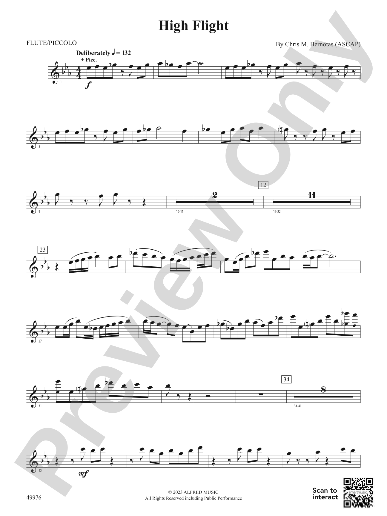 High Flight: Flute