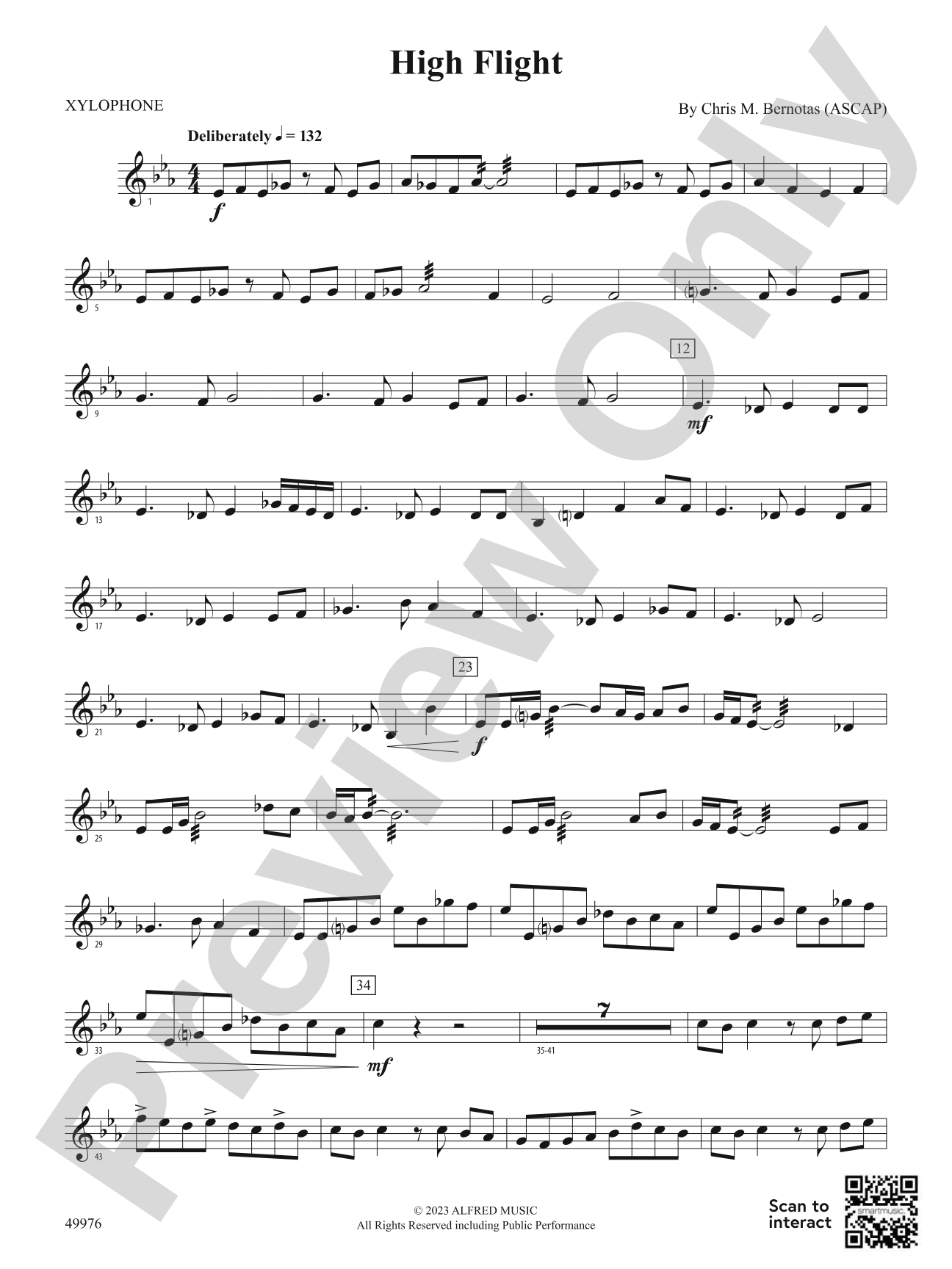 High Flight: 2nd Mallet Percussion