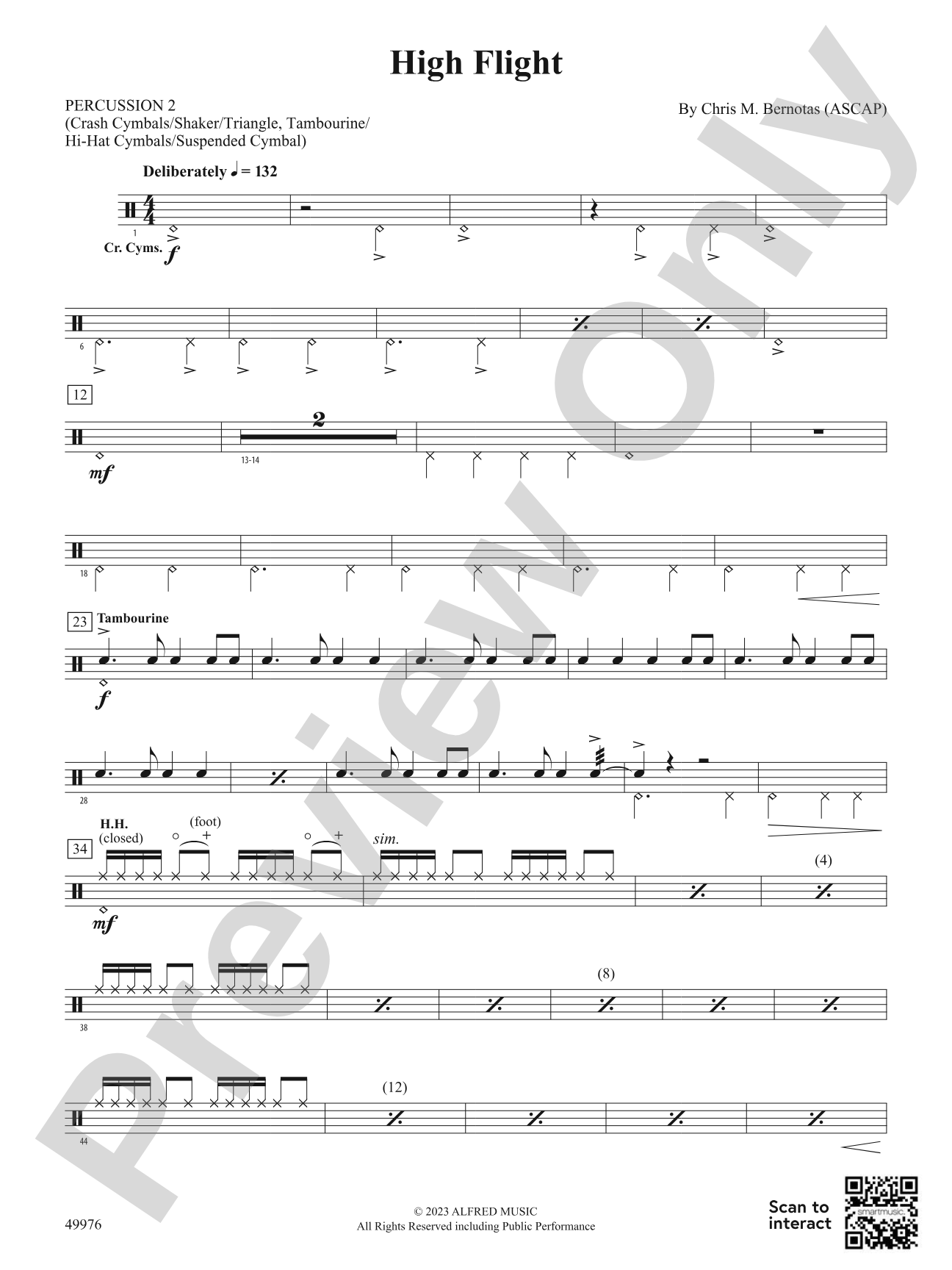 High Flight: 2nd Percussion