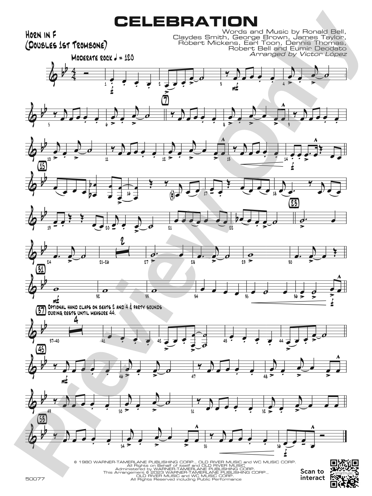 Celebration: 1st F Horn