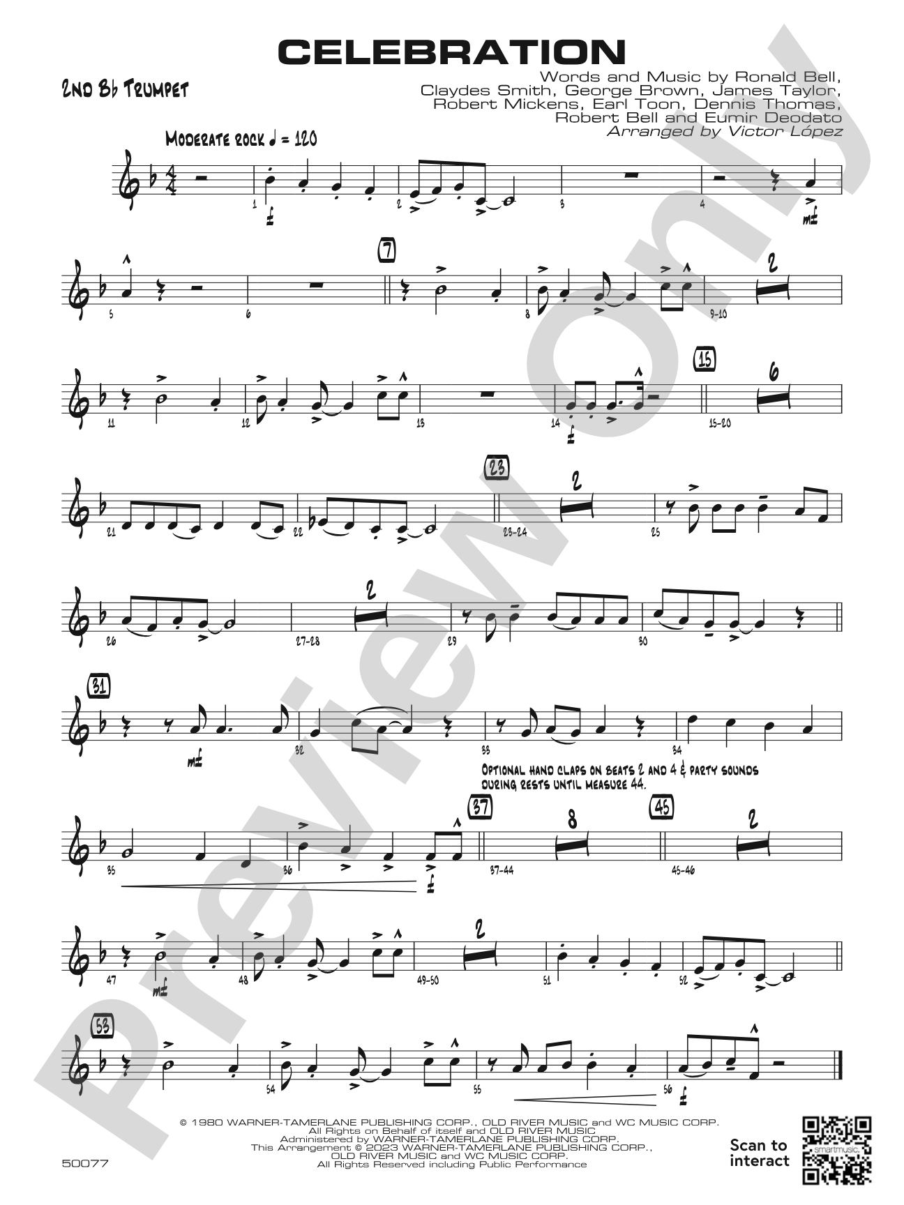 Celebration: 2nd B-flat Trumpet