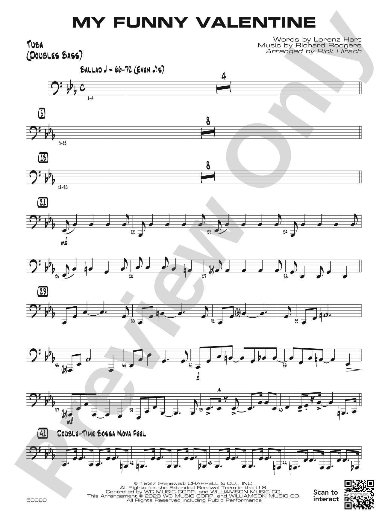 My Funny Valentine: Tuba