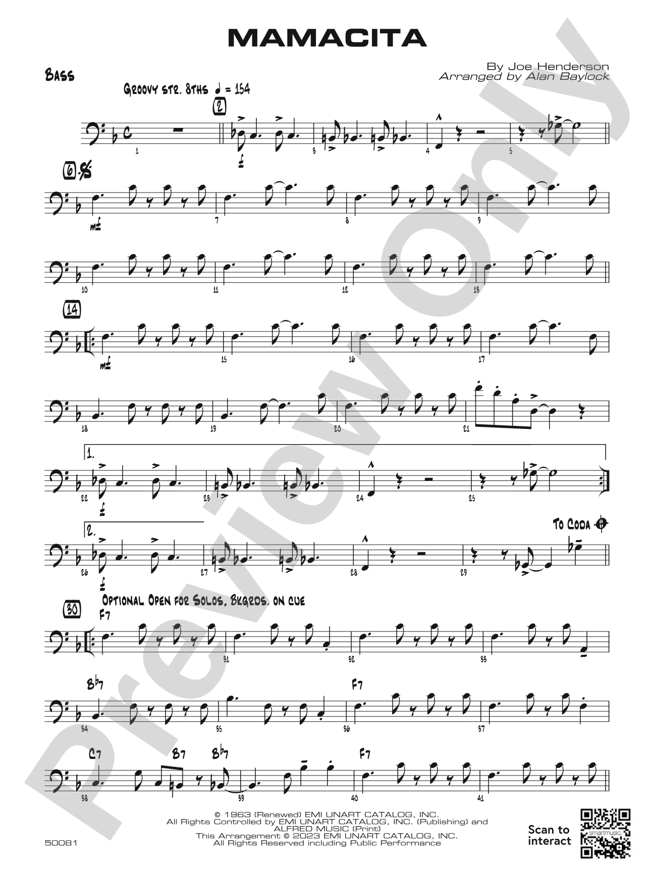 Mamacita: String Bass