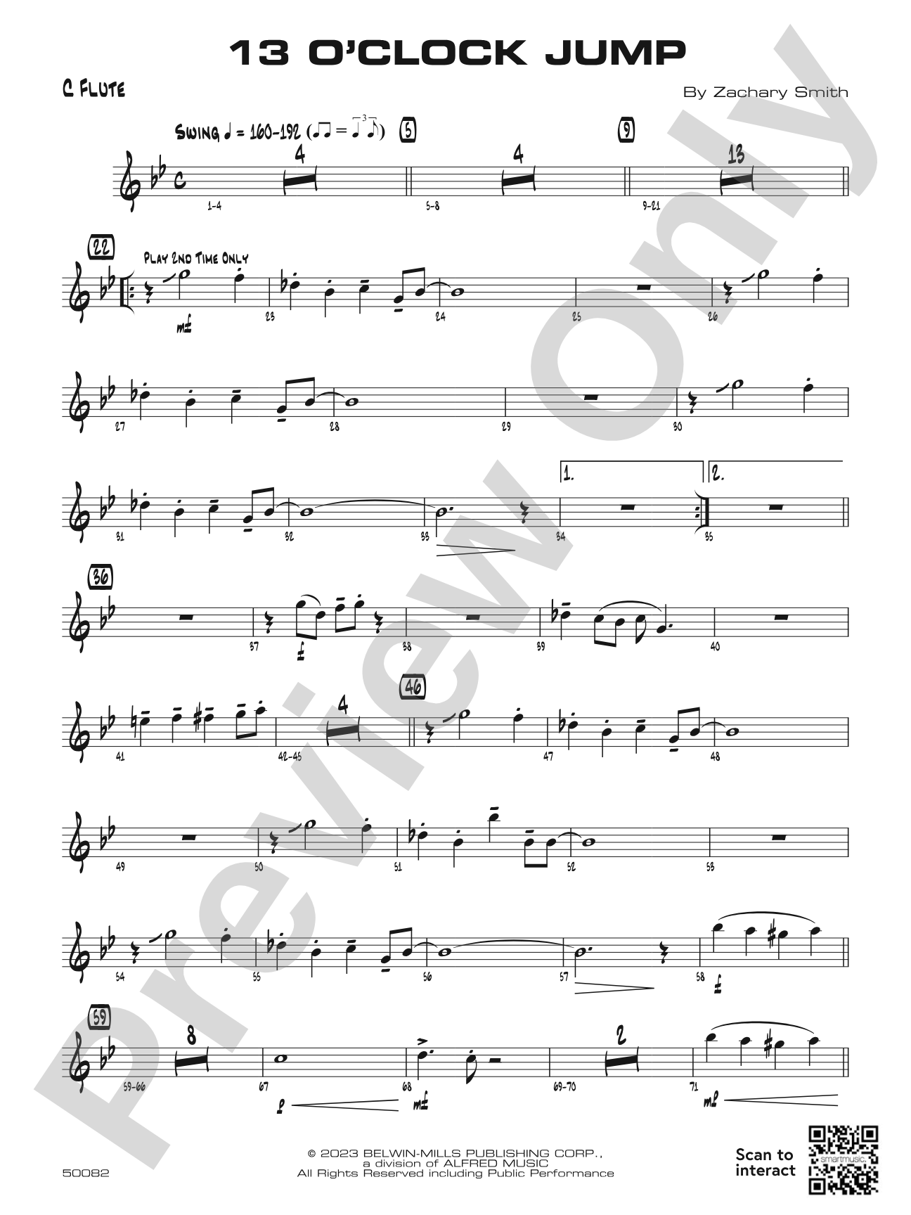 13 O'Clock Jump: Flute