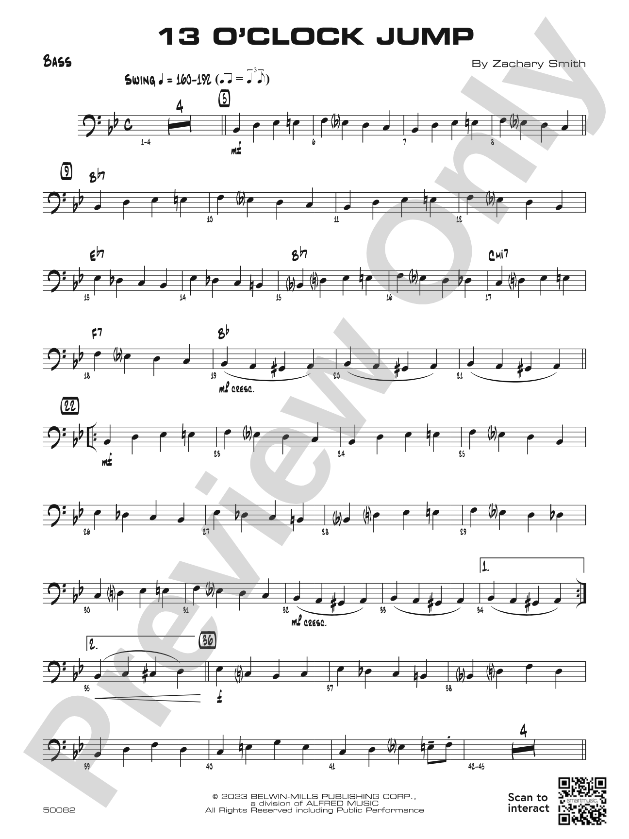 13 O'Clock Jump: String Bass