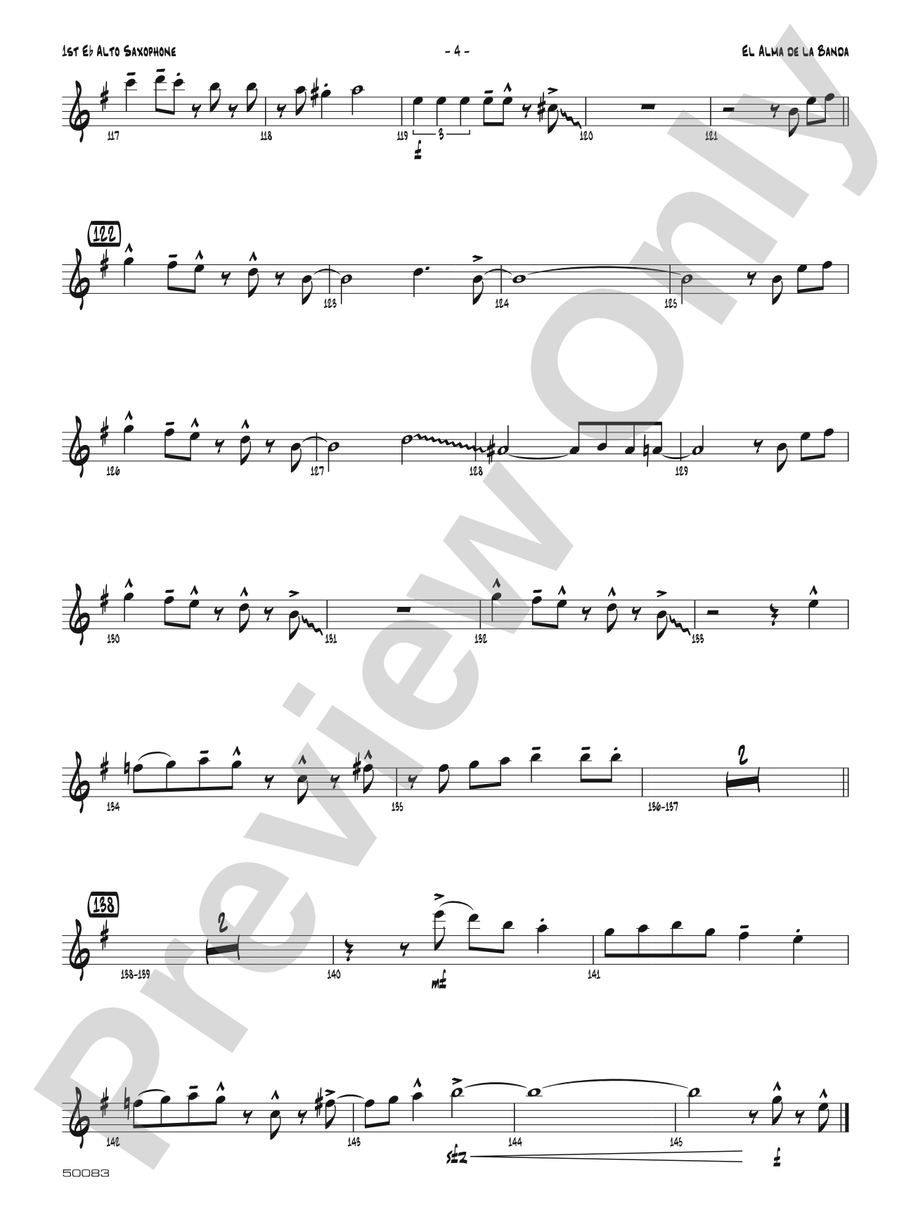 El Alma de la Banda: Jazz Ensemble Conductor Score & Parts