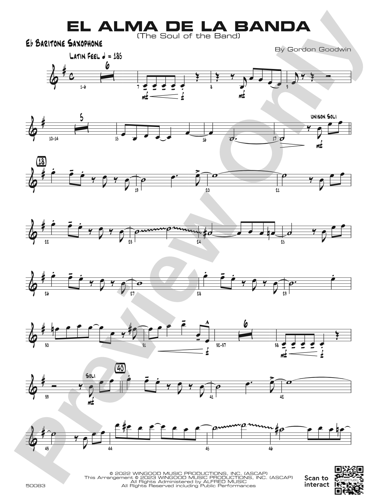 El Alma de la Banda: E-flat Baritone Saxophone