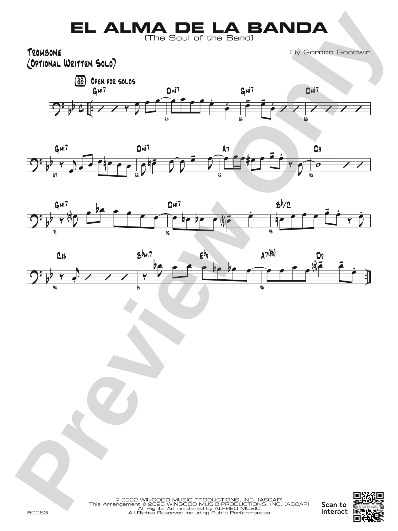 El Alma de la Banda: Optional Solo Trombone