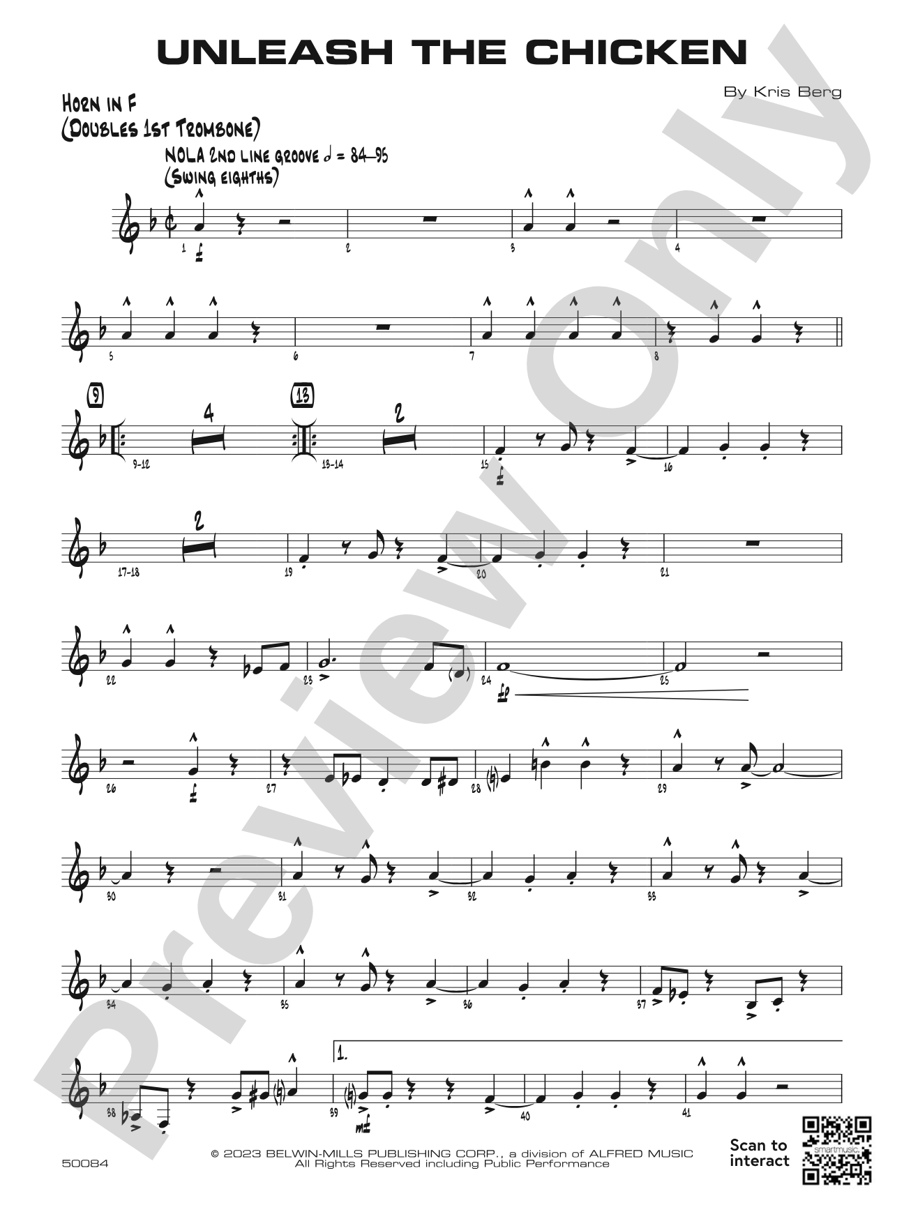 Unleash the Chicken: 1st F Horn