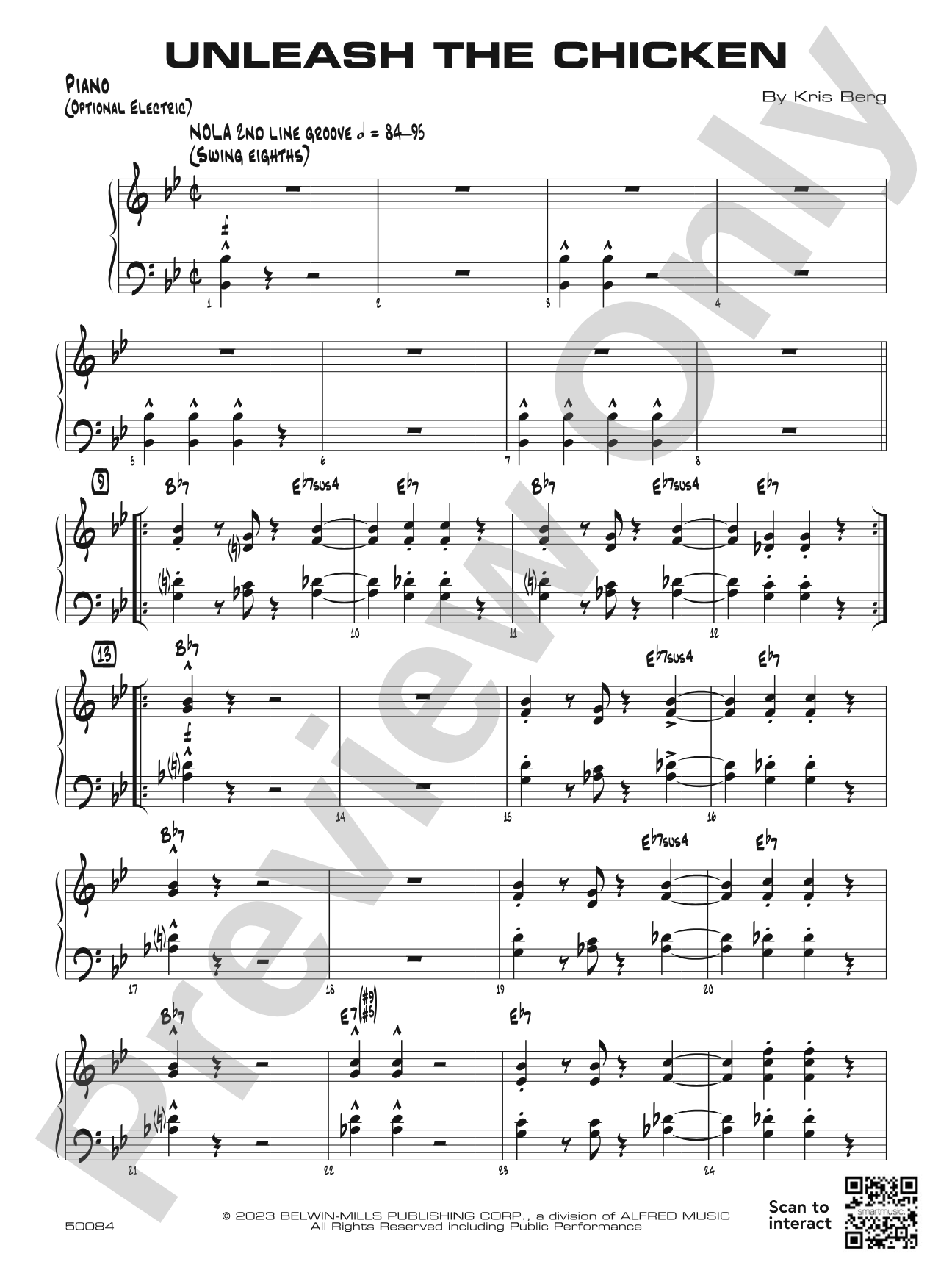 Unleash the Chicken: Piano Accompaniment