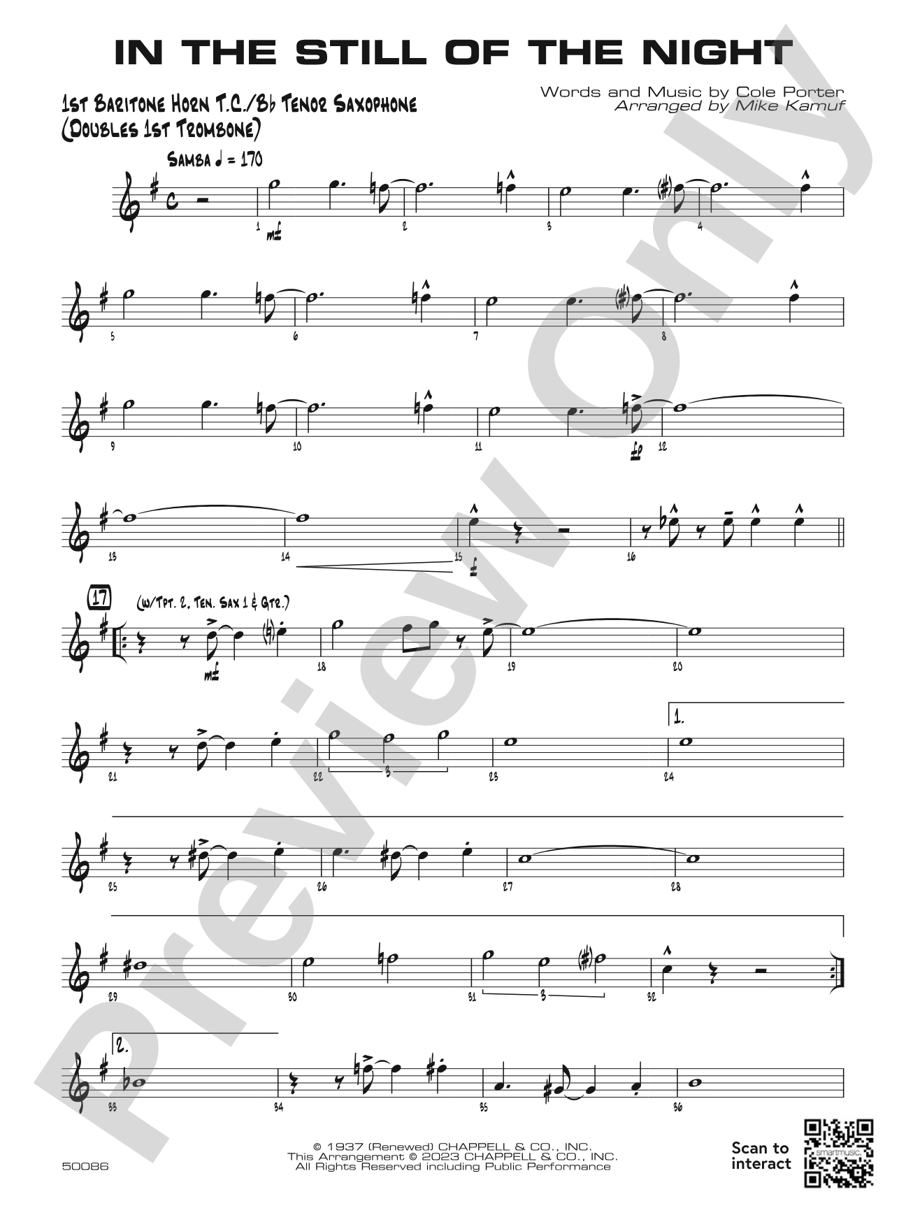 In the Still of the Night: Baritone T.C.