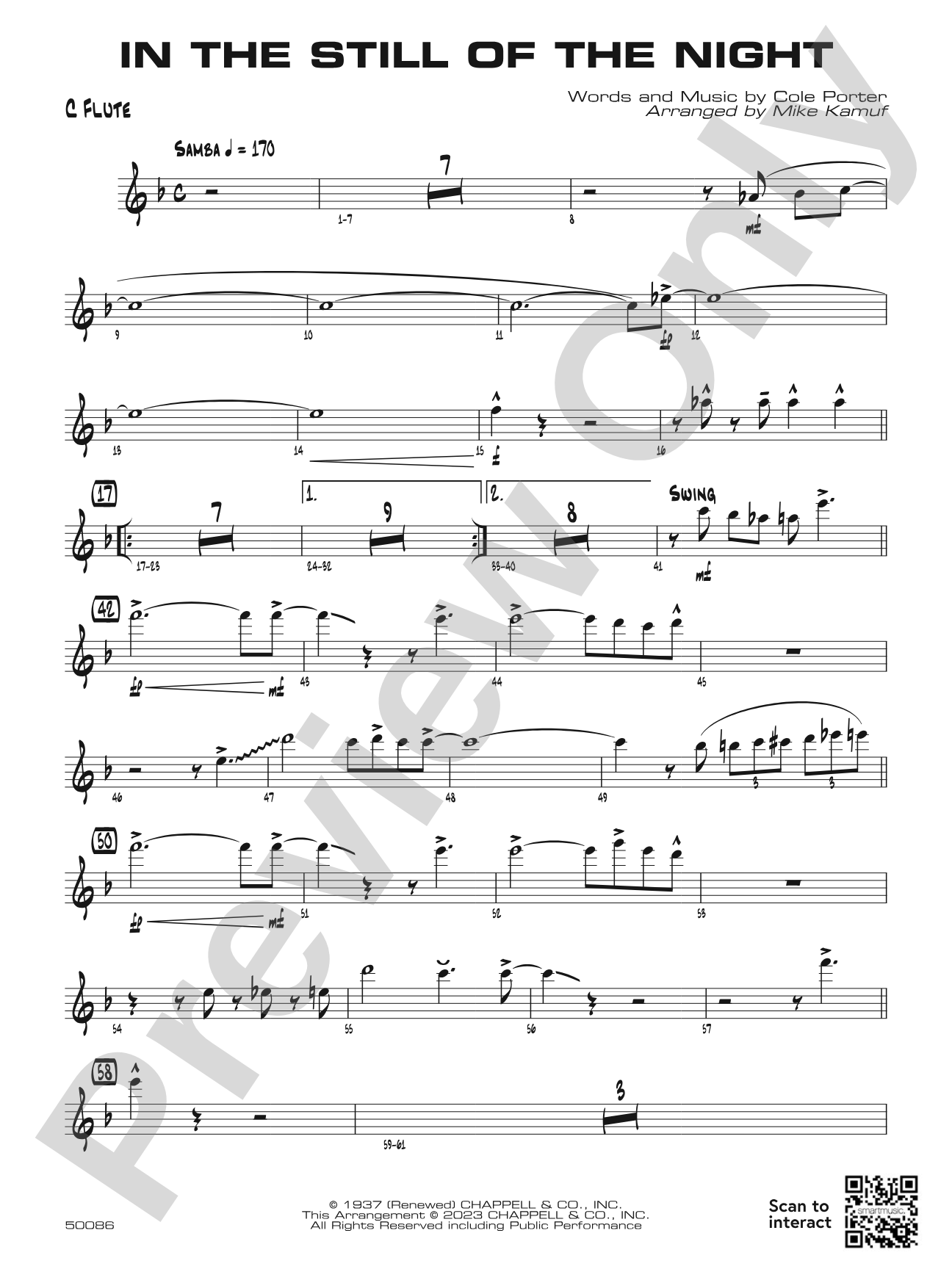 In the Still of the Night: Flute