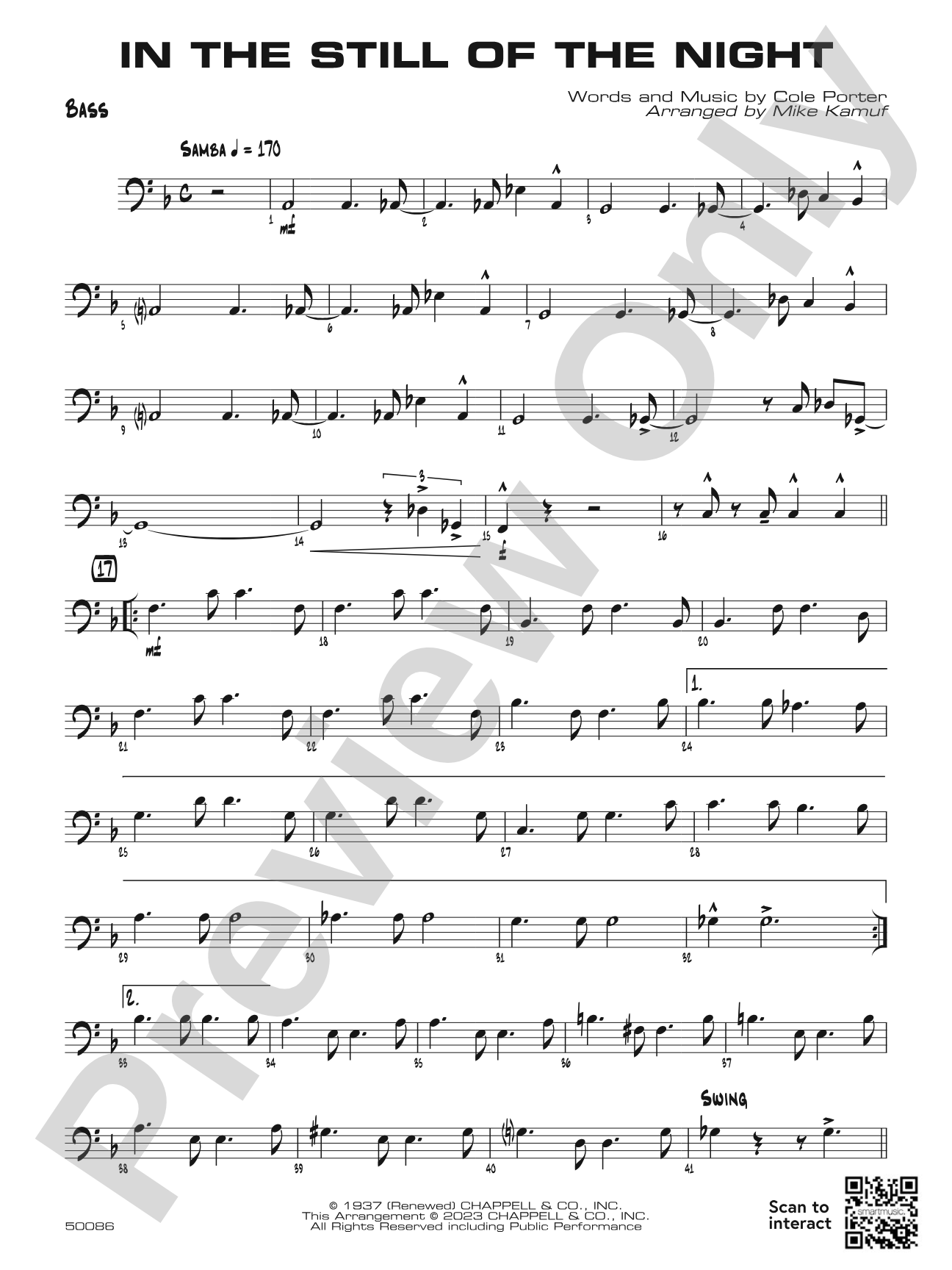 In the Still of the Night: String Bass