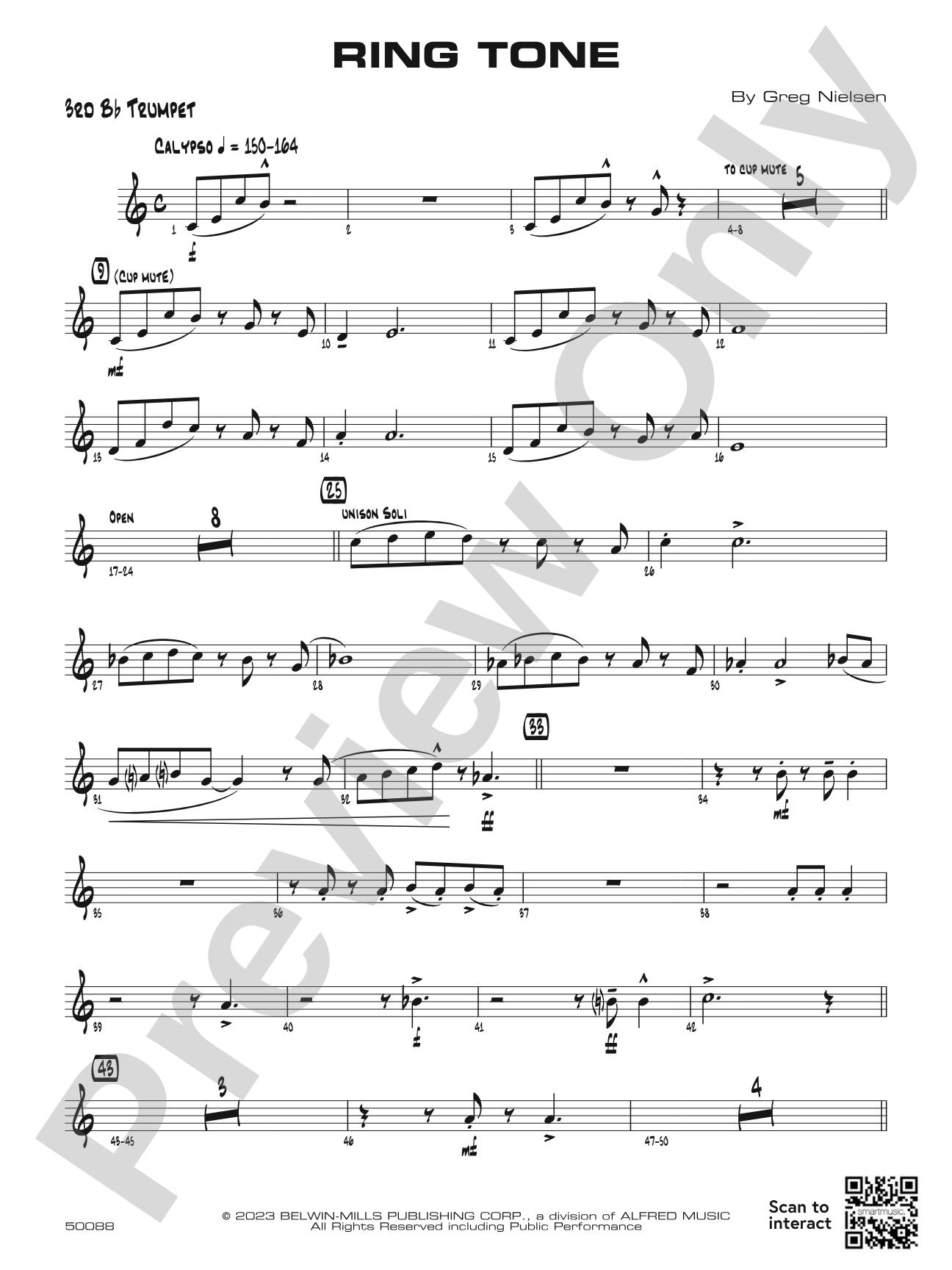 Ring Tone: 3rd B-flat Trumpet