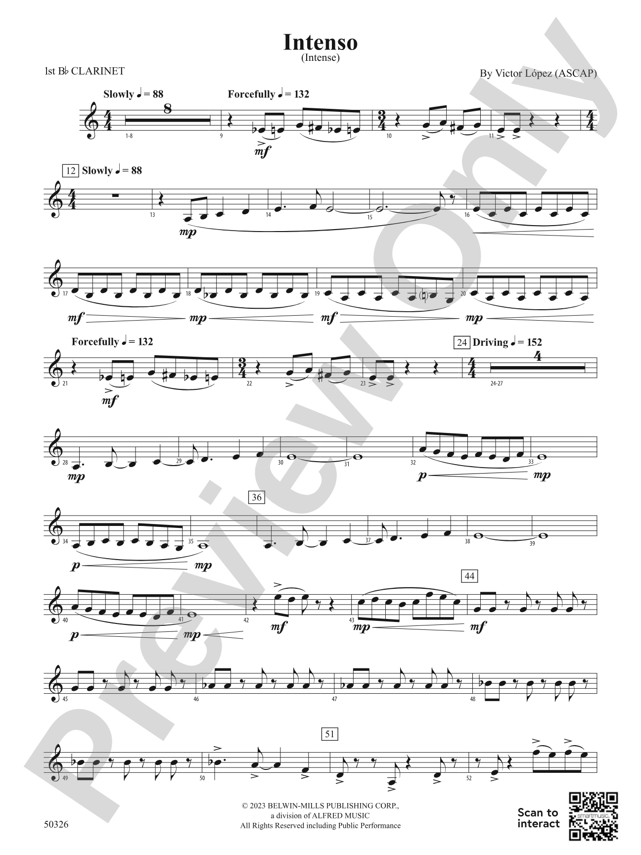 Intenso: 1st B-flat Clarinet