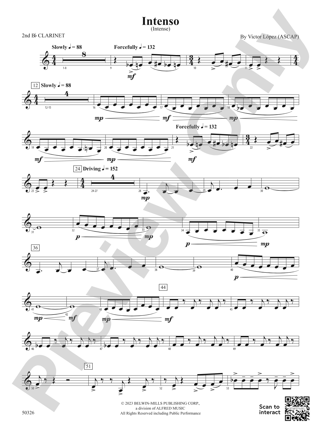 Intenso: 2nd B-flat Clarinet