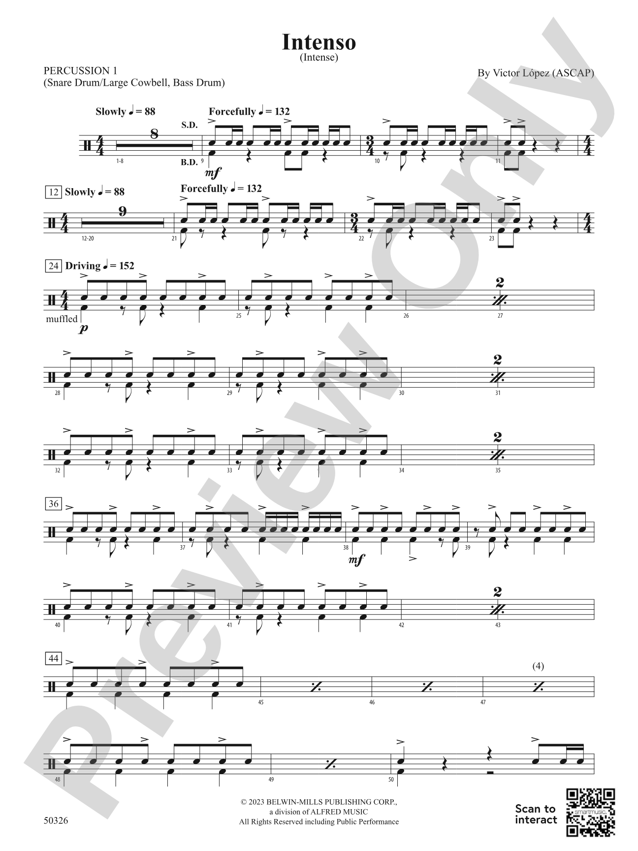 Intenso: 1st Percussion