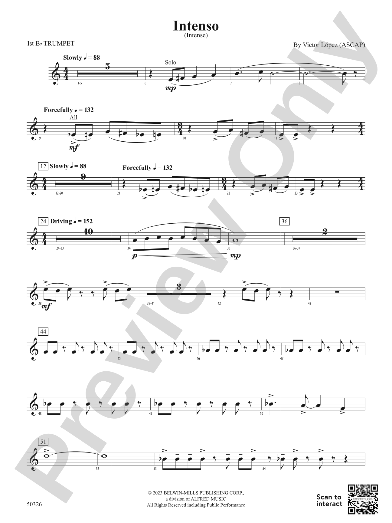 Intenso: 1st B-flat Trumpet