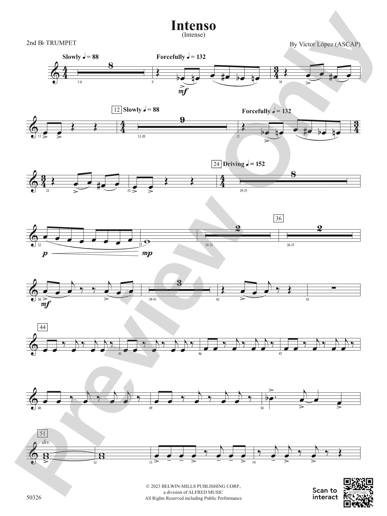 Intenso: 2nd B-flat Trumpet