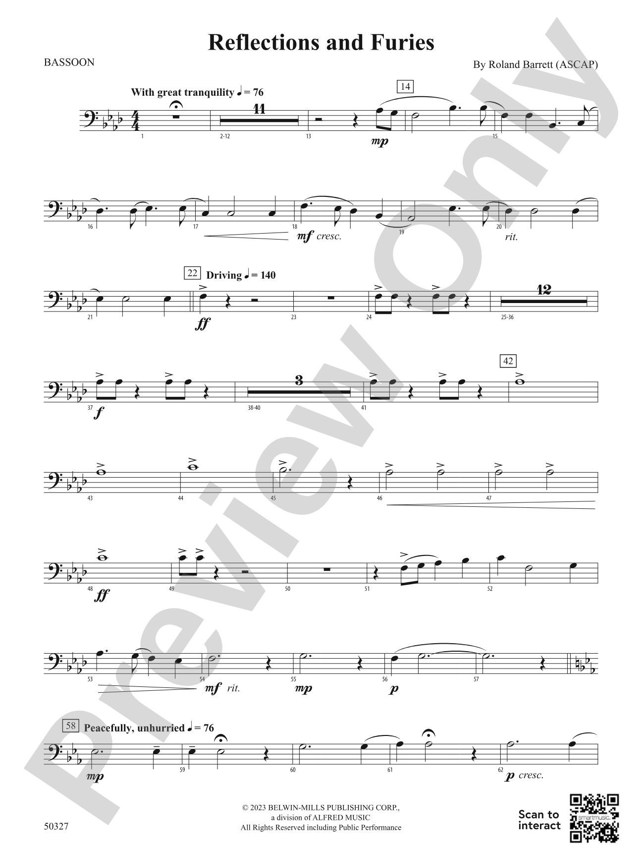 Reflections and Furies: Bassoon