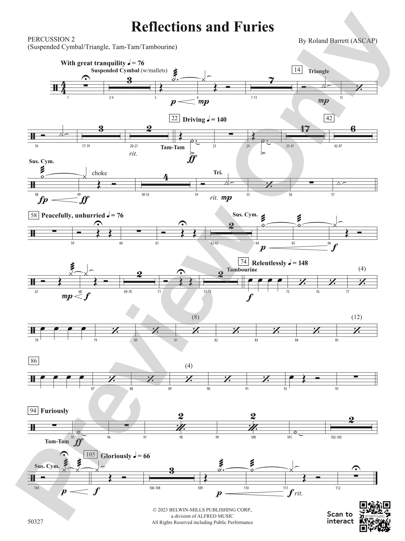 Reflections and Furies: 2nd Percussion