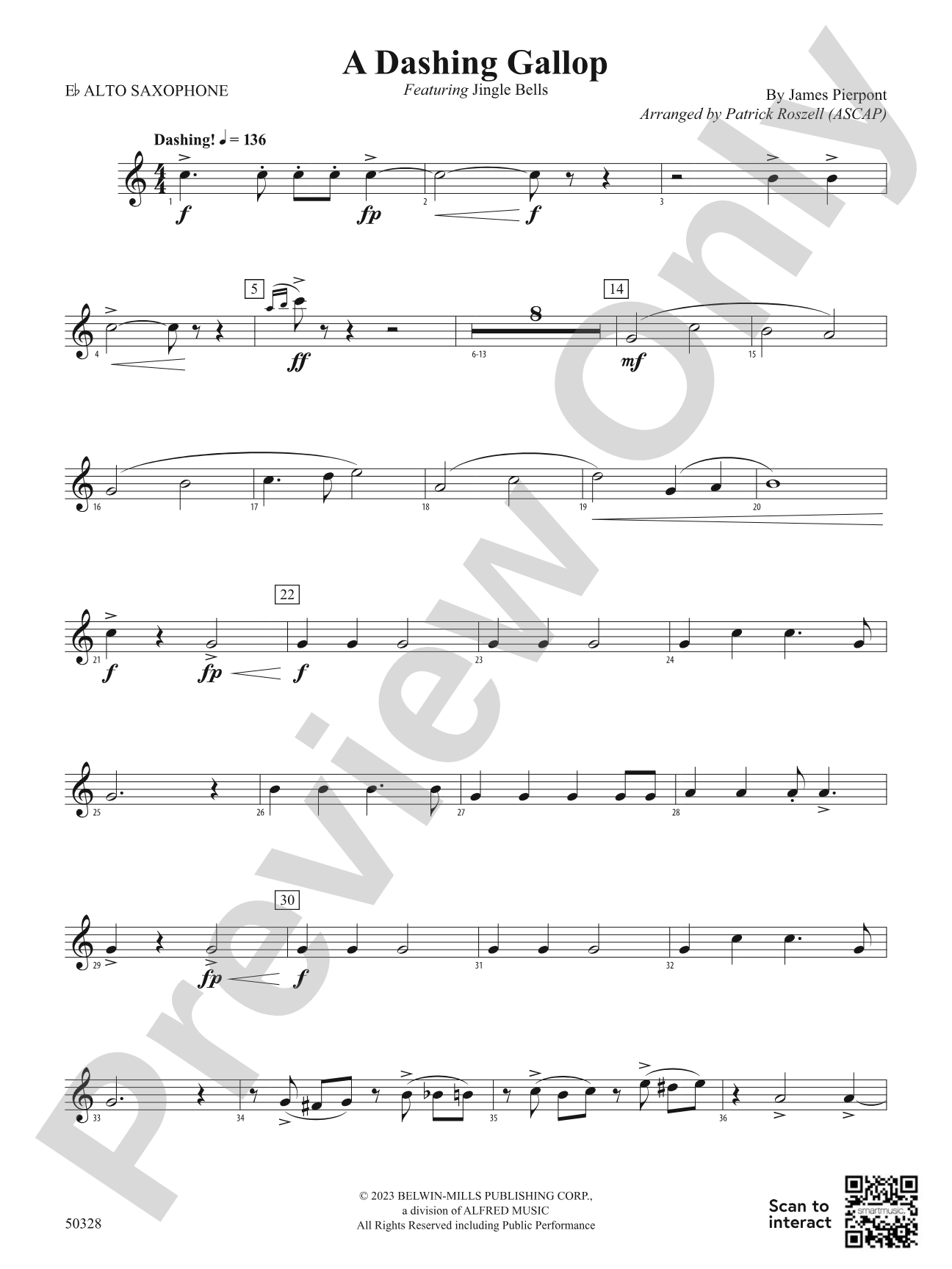 A Dashing Gallop: E-flat Alto Saxophone