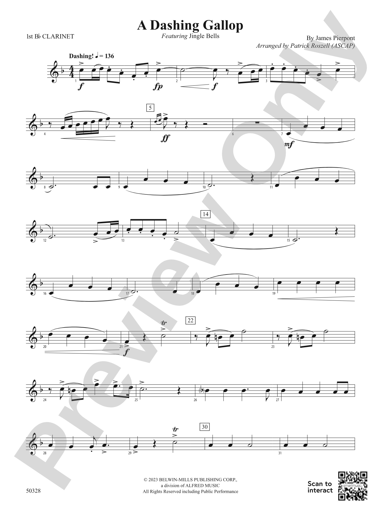 A Dashing Gallop: 1st B-flat Clarinet