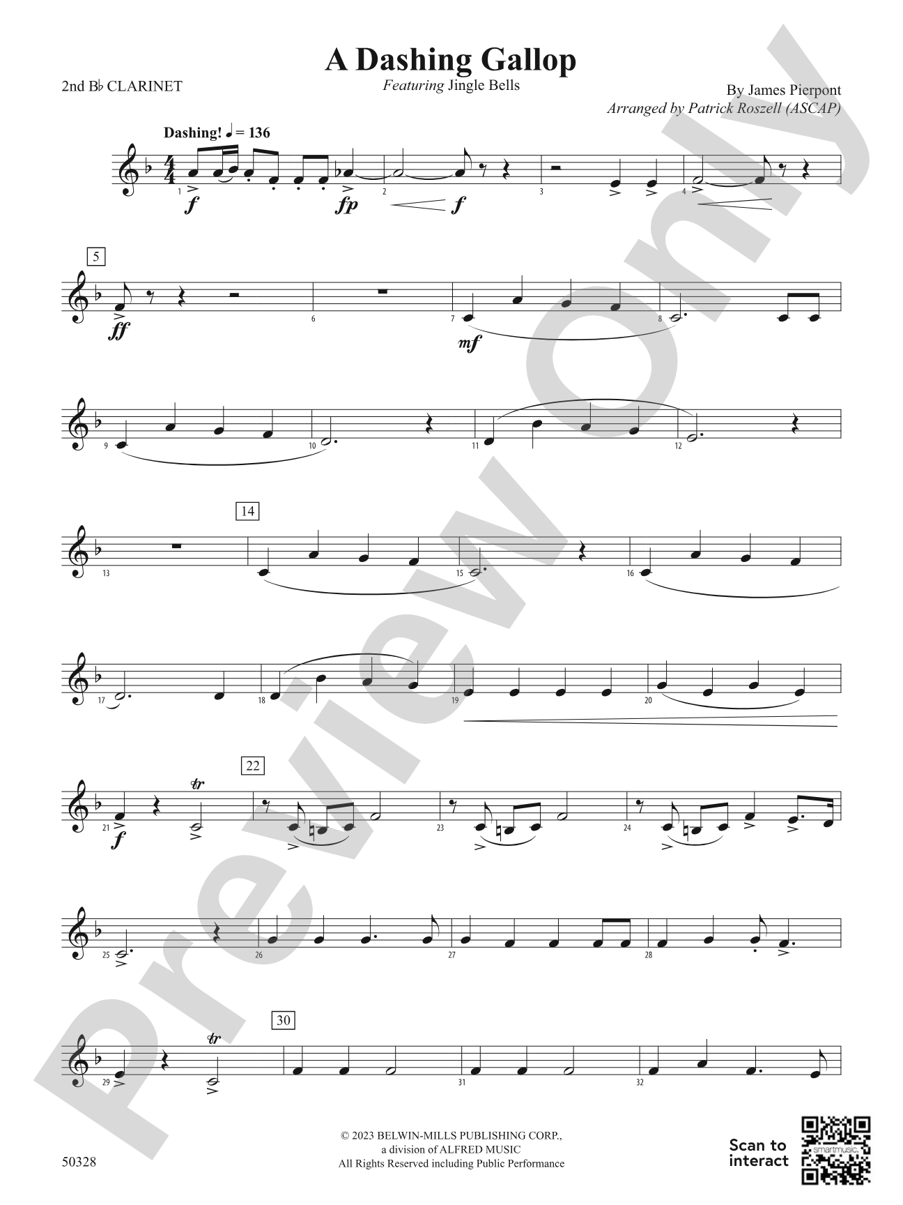 A Dashing Gallop: 2nd B-flat Clarinet