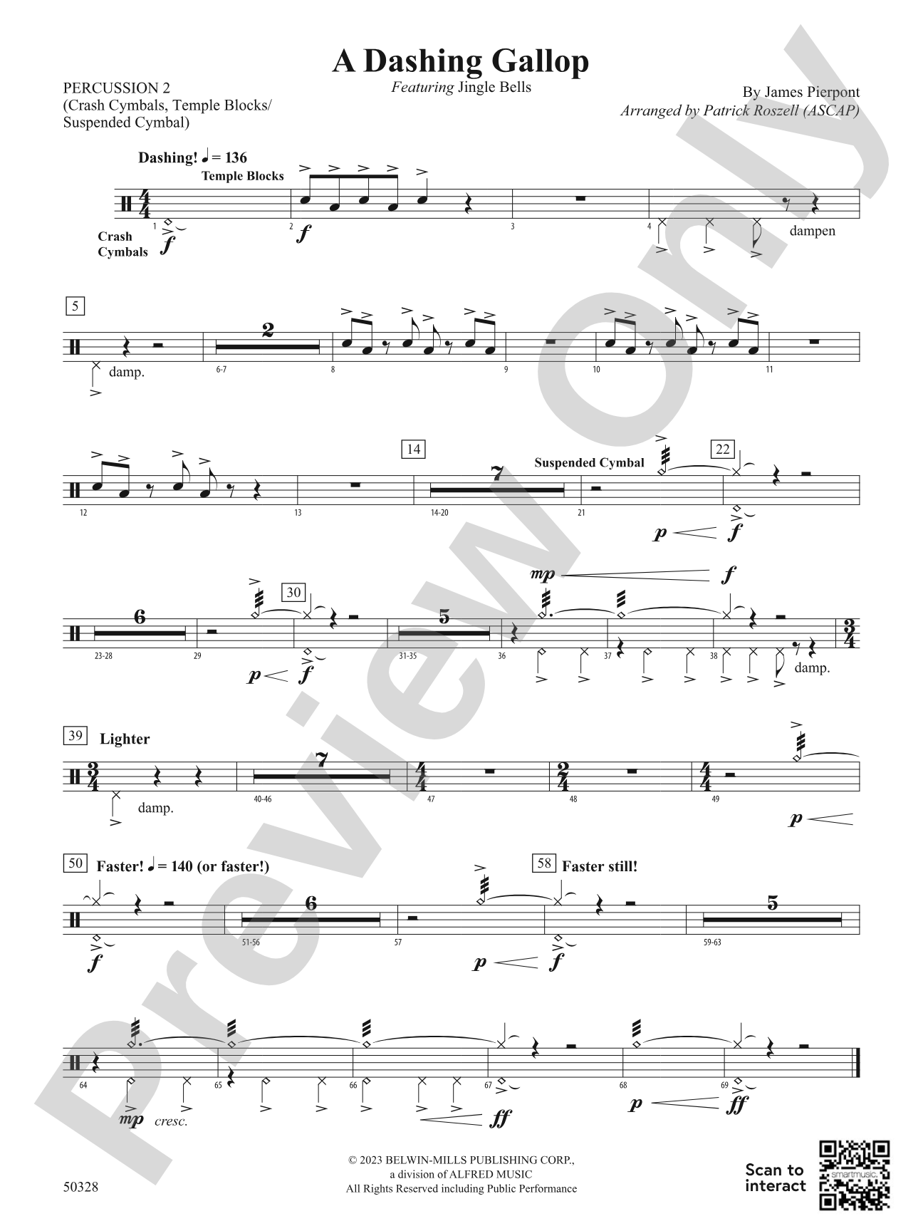 A Dashing Gallop: 2nd Percussion