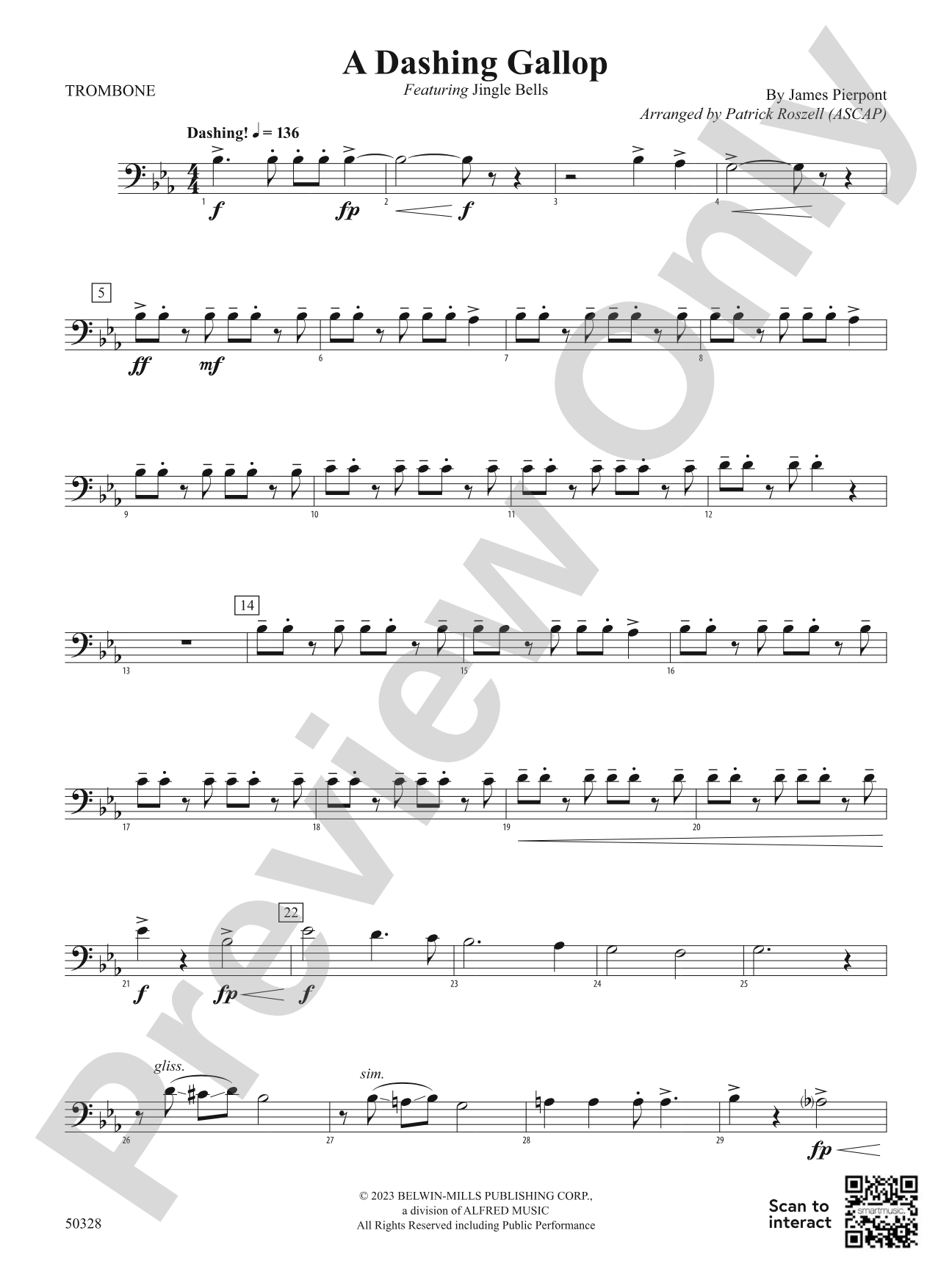 A Dashing Gallop: 1st Trombone