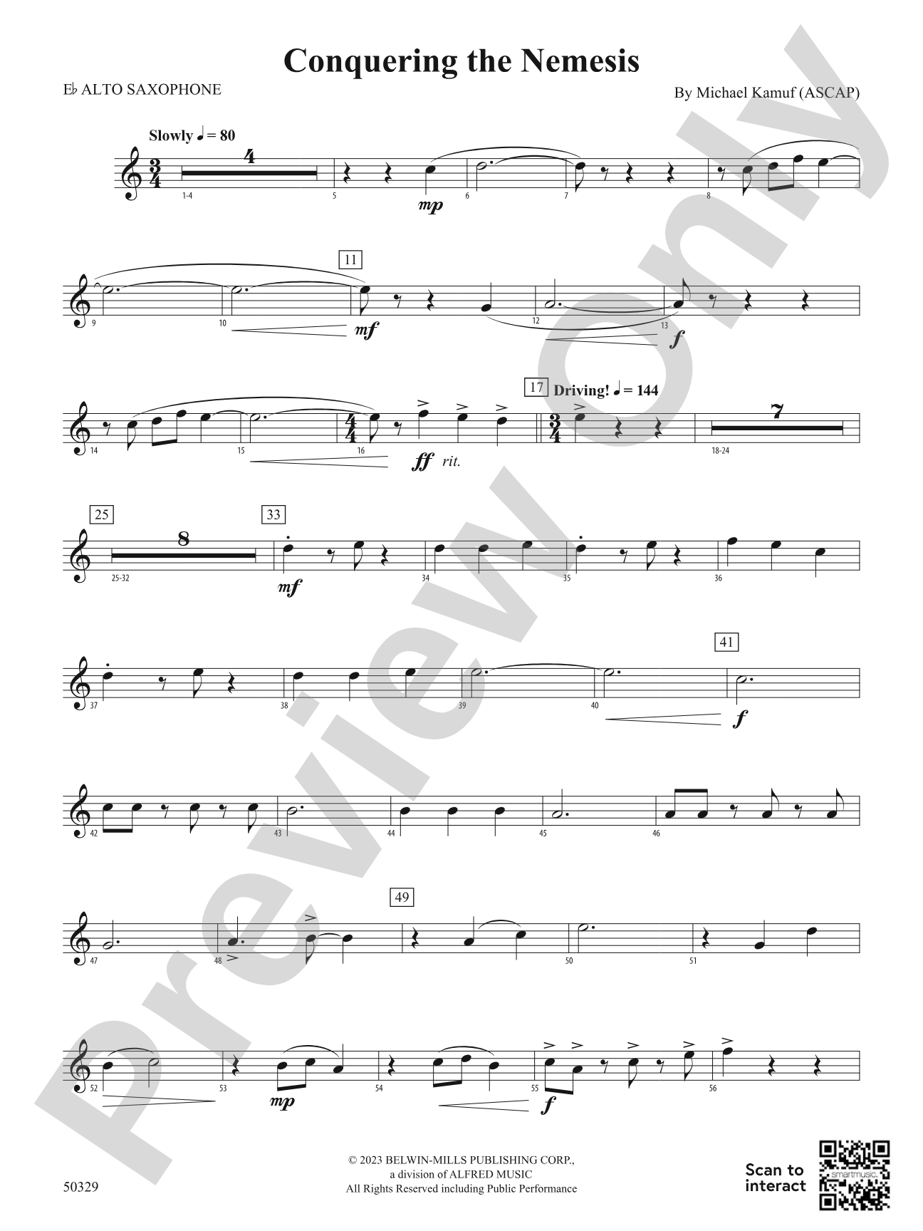 Conquering the Nemesis: E-flat Alto Saxophone