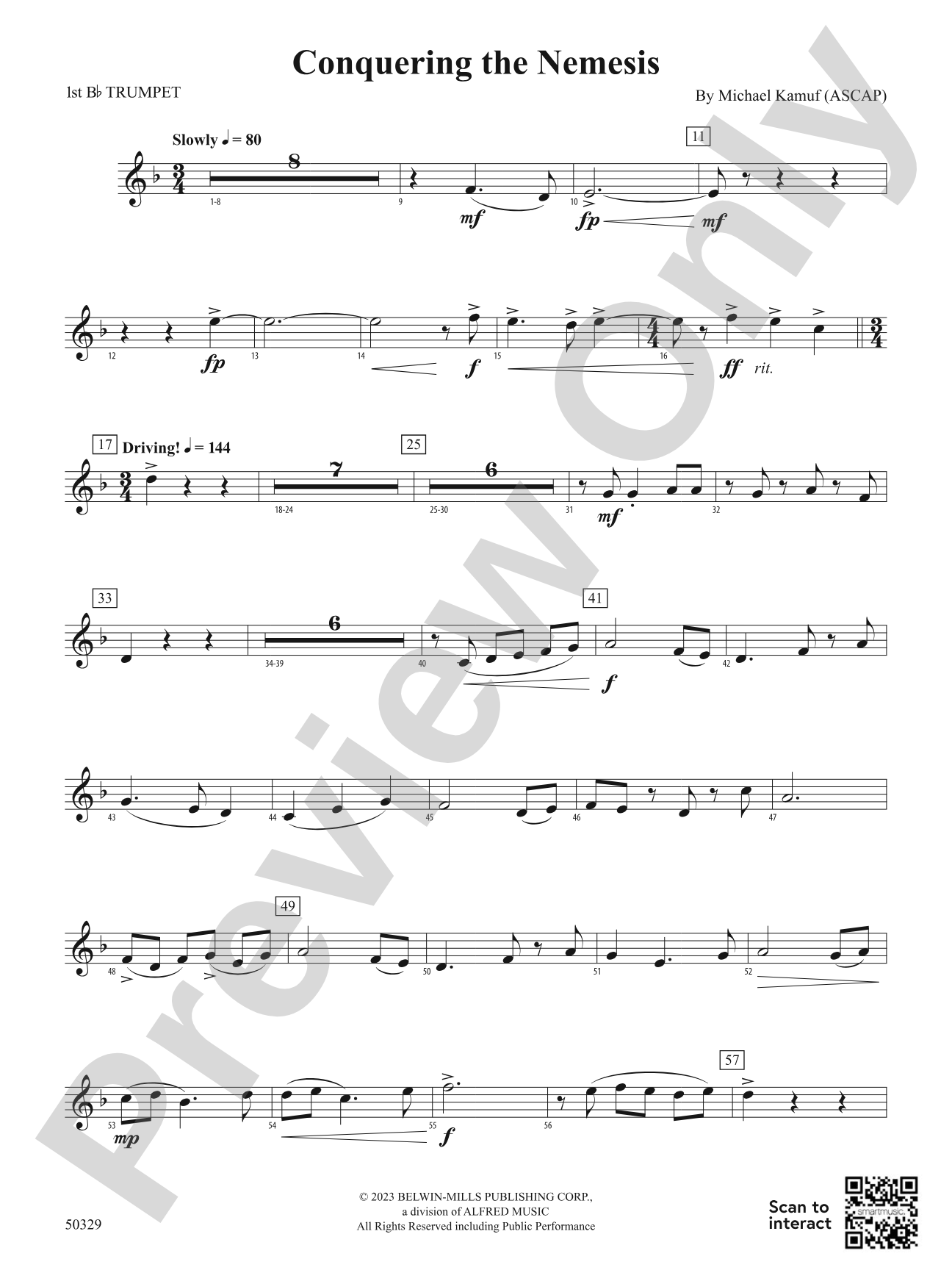 Conquering the Nemesis: 1st B-flat Trumpet
