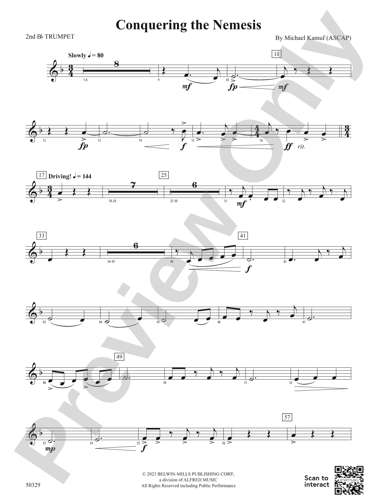 Conquering the Nemesis: 2nd B-flat Trumpet