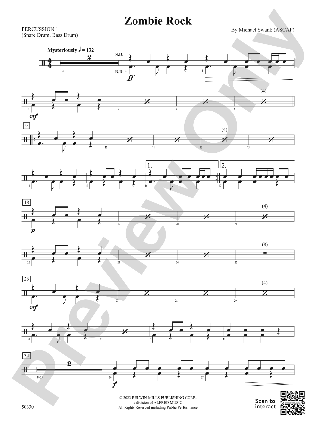 Zombie Rock: 1st Percussion