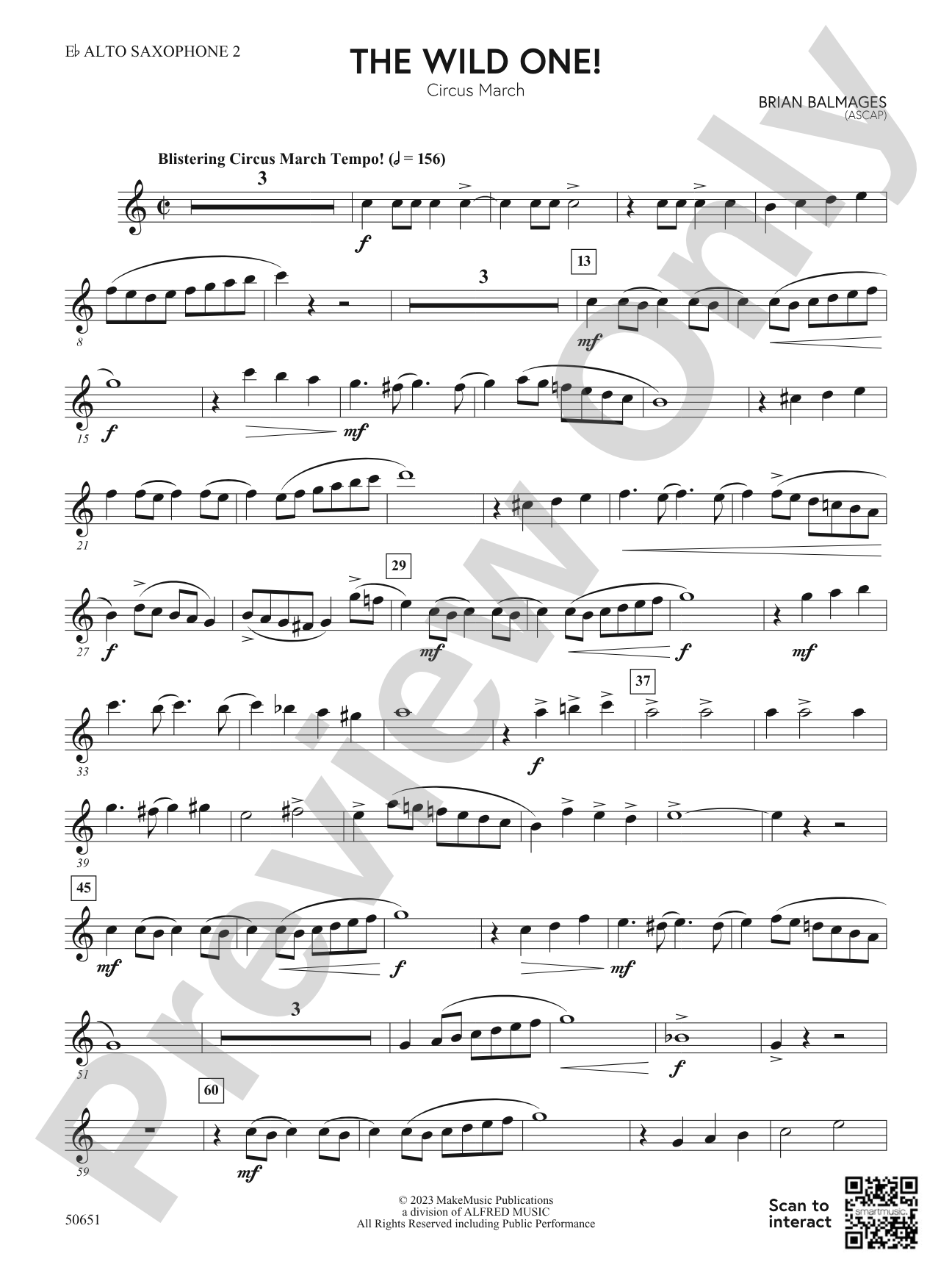 The Wild One!: 2nd E-flat Alto Saxophone