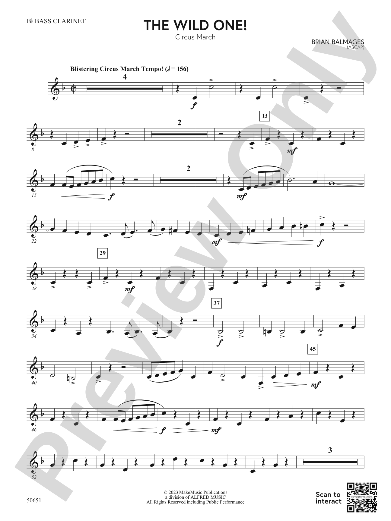 The Wild One!: Bass Clarinet
