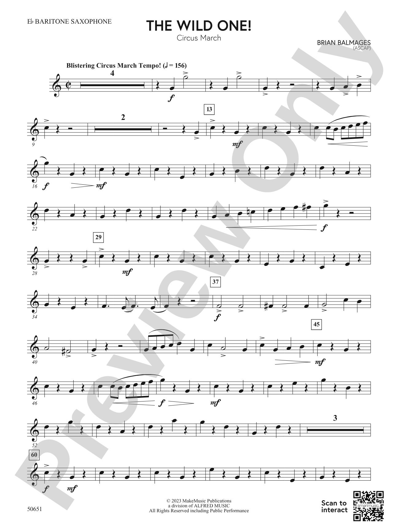 The Wild One!: E-flat Baritone Saxophone