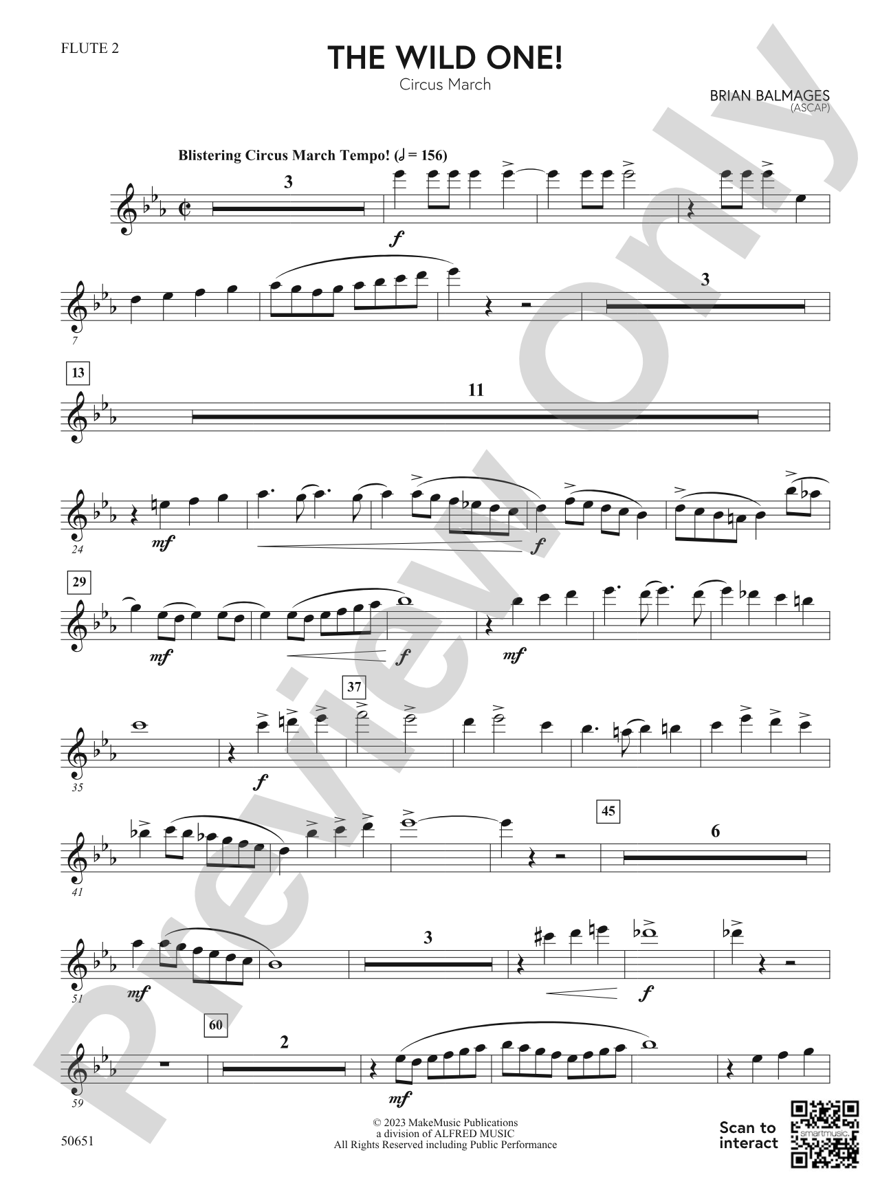 The Wild One!: 2nd Flute