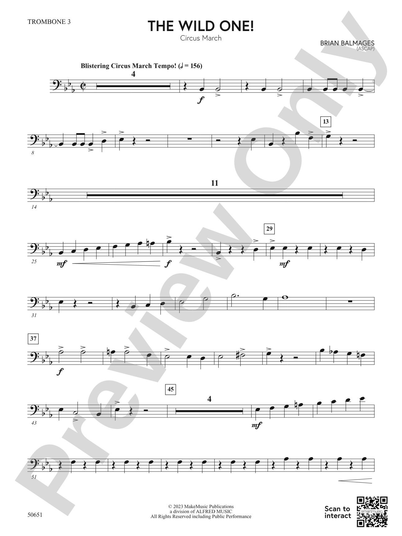 The Wild One!: 3rd Trombone