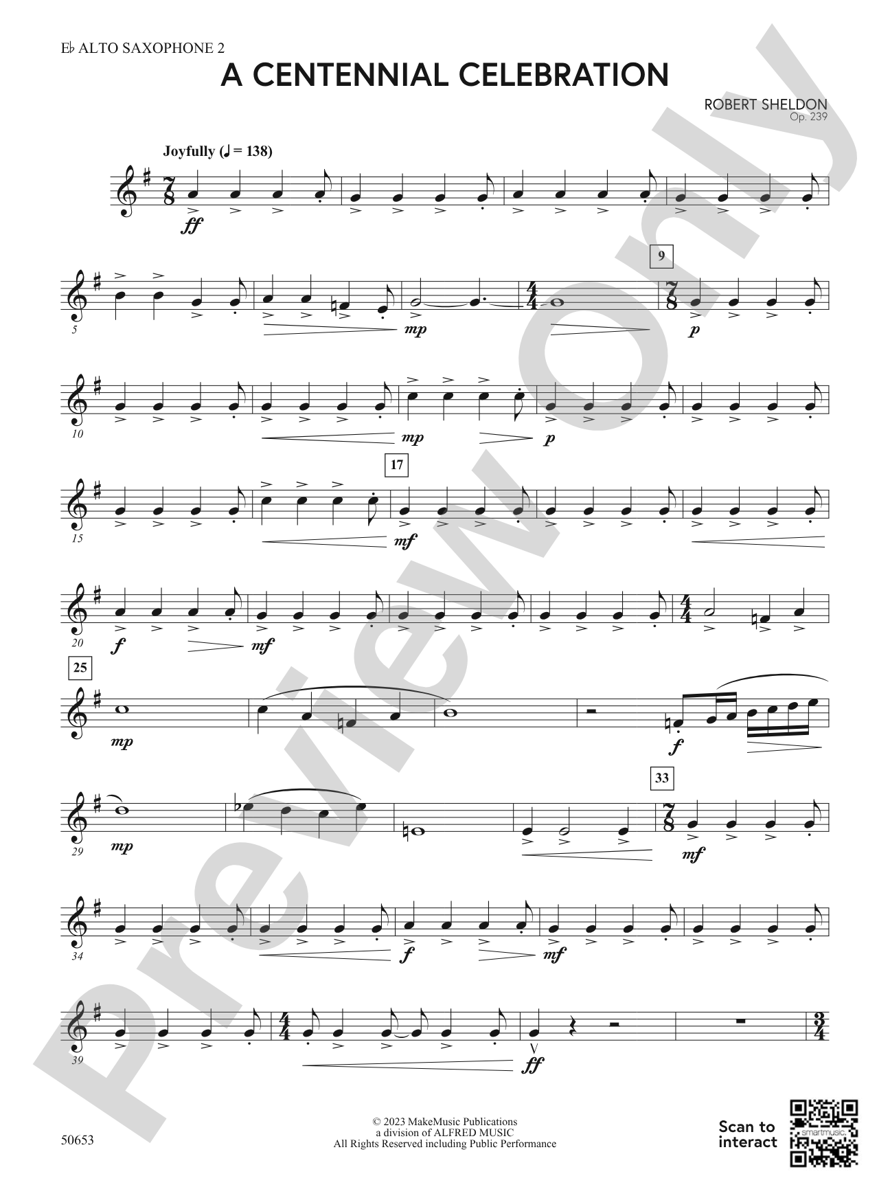 A Centennial Celebration: 2nd E-flat Alto Saxophone