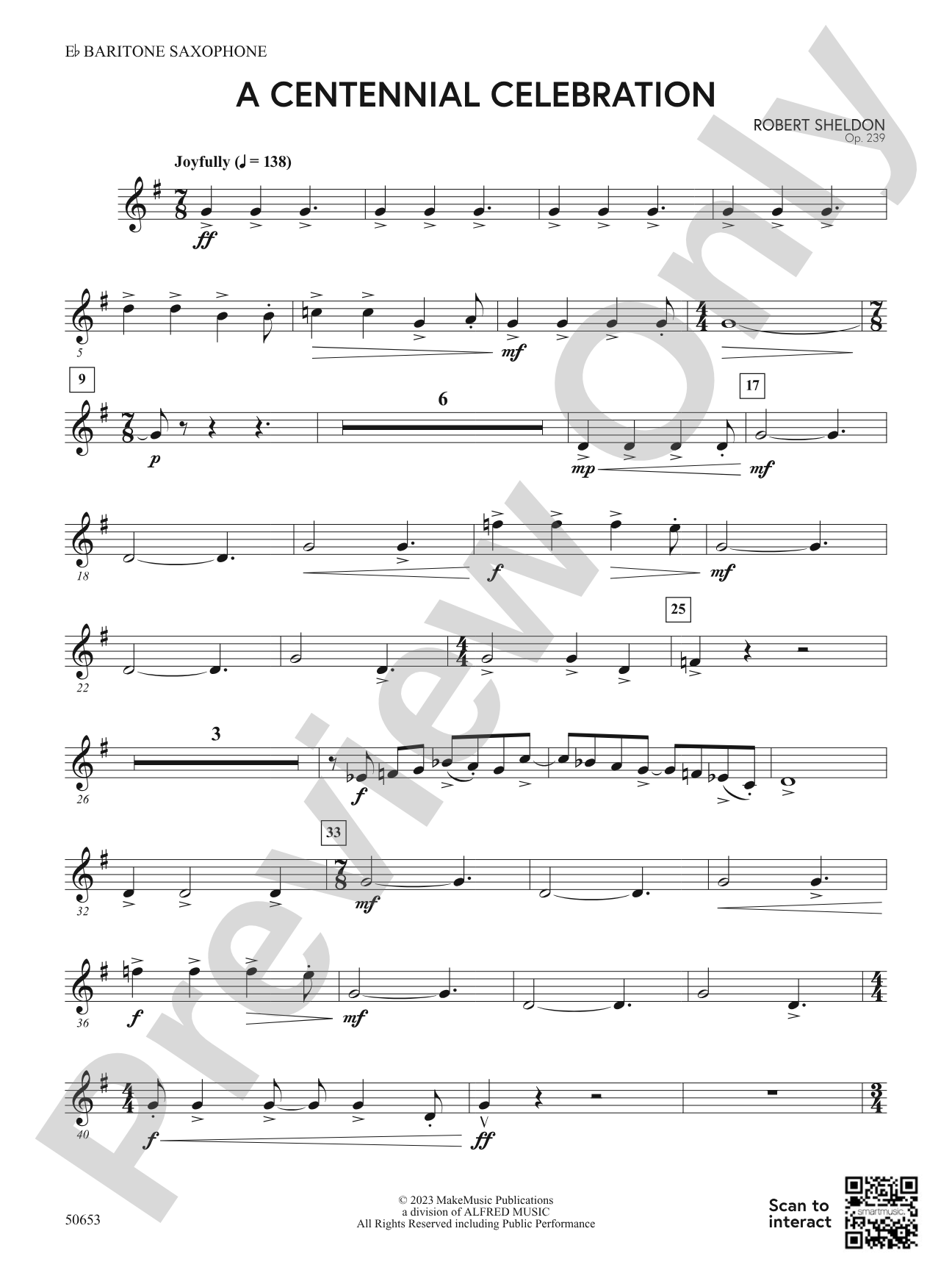 A Centennial Celebration: E-flat Baritone Saxophone