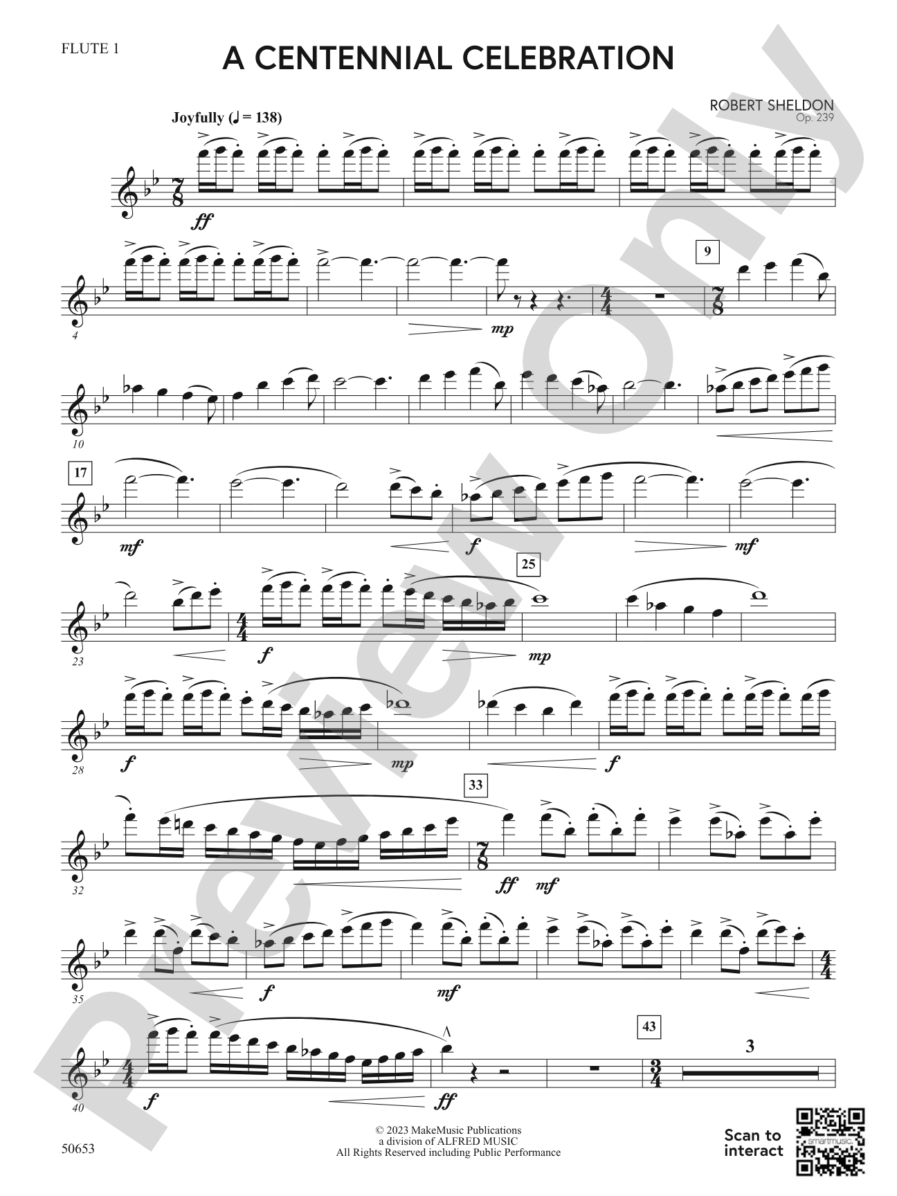 A Centennial Celebration: Flute