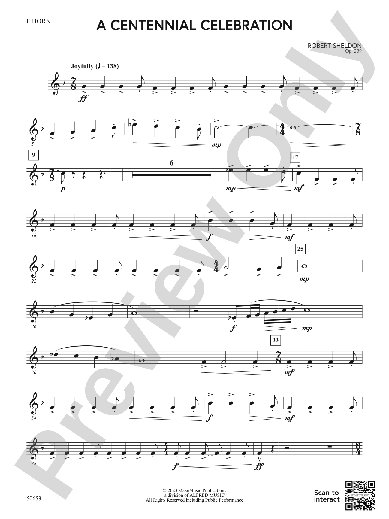A Centennial Celebration: 1st F Horn